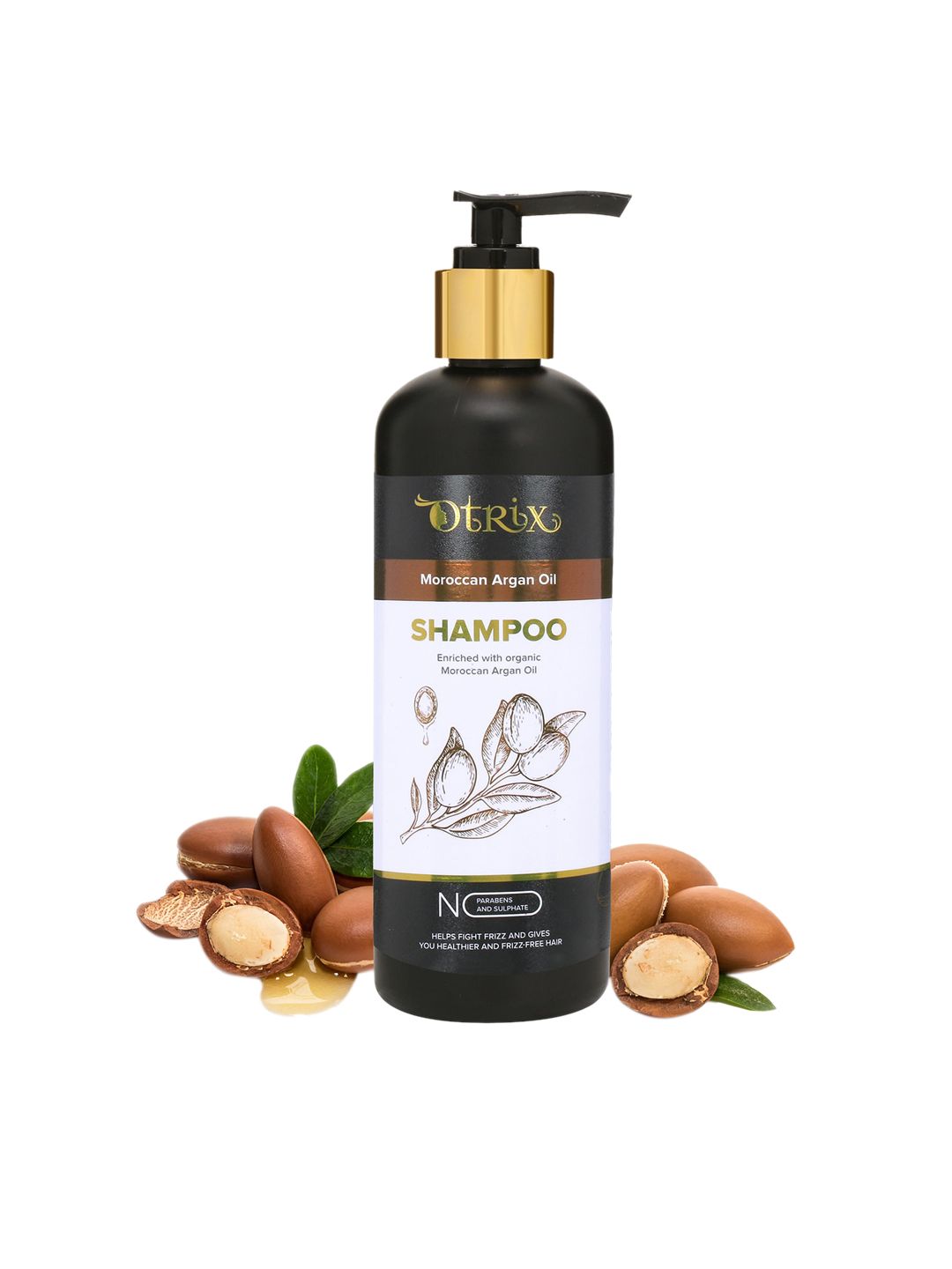 Otrix Moroccan Argan Oil Shampoo for Healthier & Frizz Free Hair - 300 ml Price in India