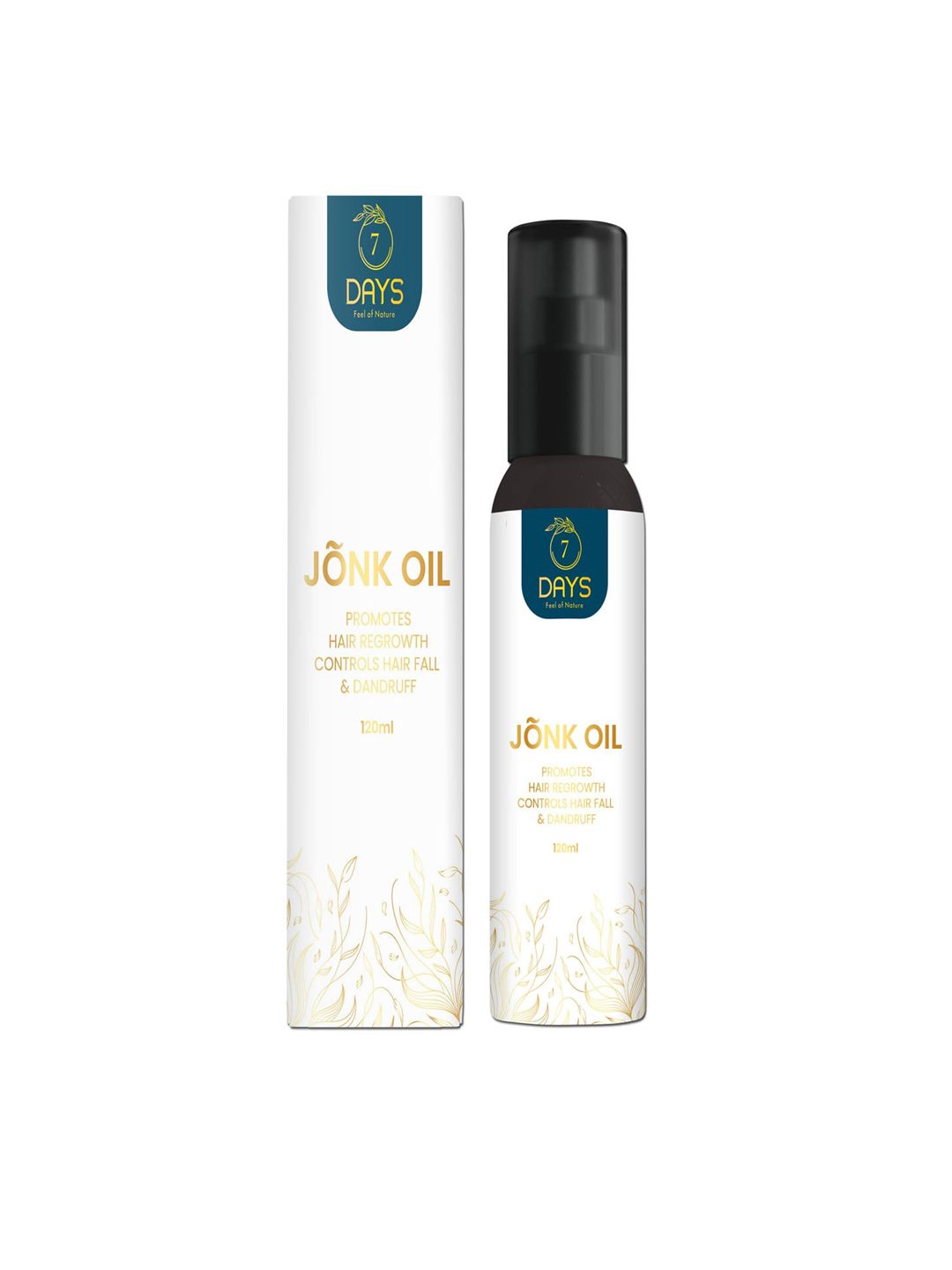 7 DAYS Jonk Oil Hair Regrowth Oil To Control Hair Fall & Dandruff - 120 ml Price in India