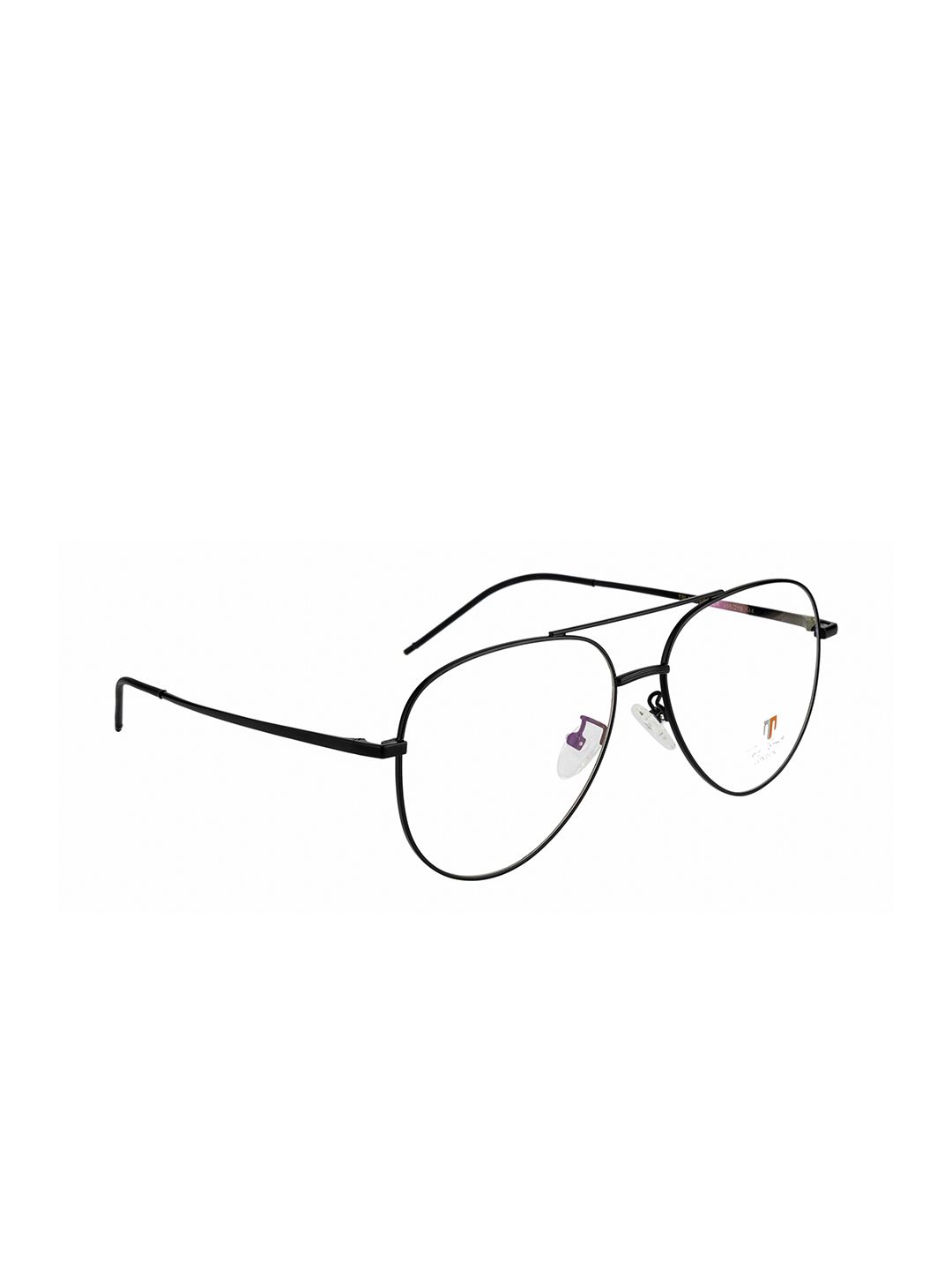 Ted Smith Unisex Black Full Rim Aviator Frames Price in India