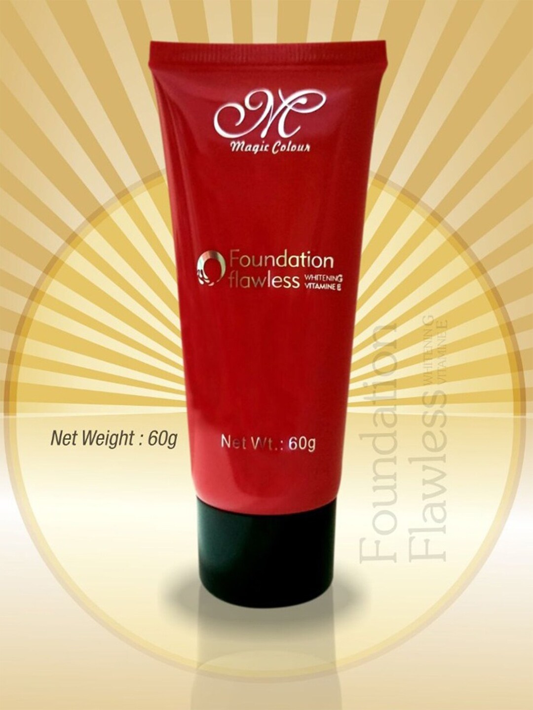Magic Colour Foundation Flawless Whitening with Vitamin E 60g - Ivory Price in India