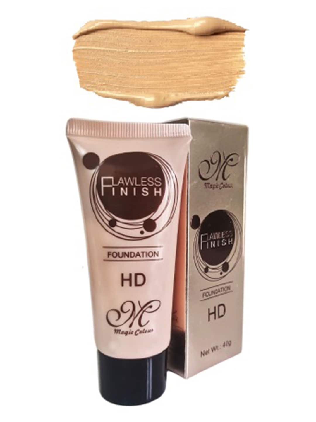 Magic Colour Flawless Finish HD Foundation - SPF 15 - 40 gm - Natural Price in India