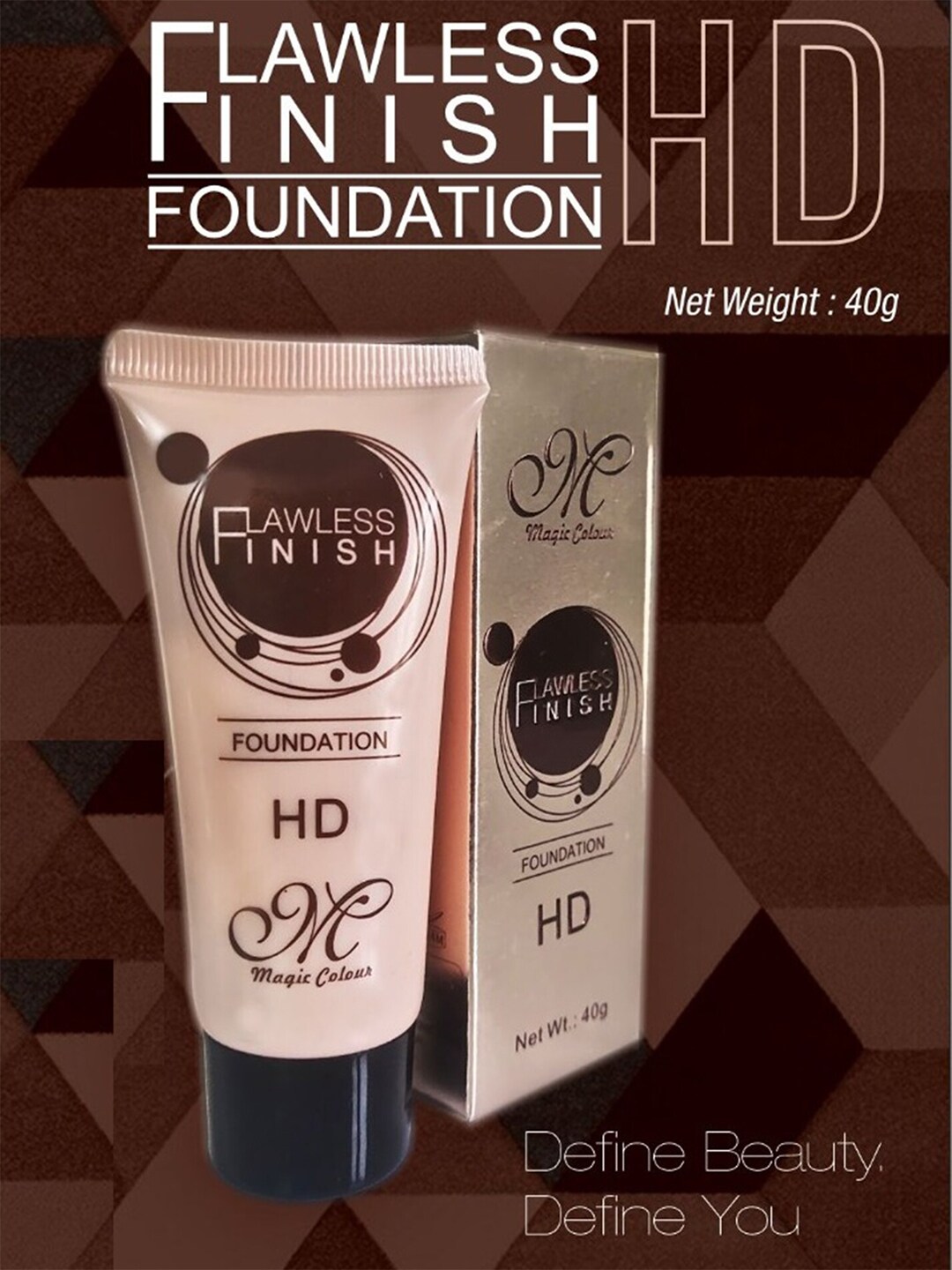 Magic Colour Flawless Finish HD Foundation 40 g - Beige Price in India