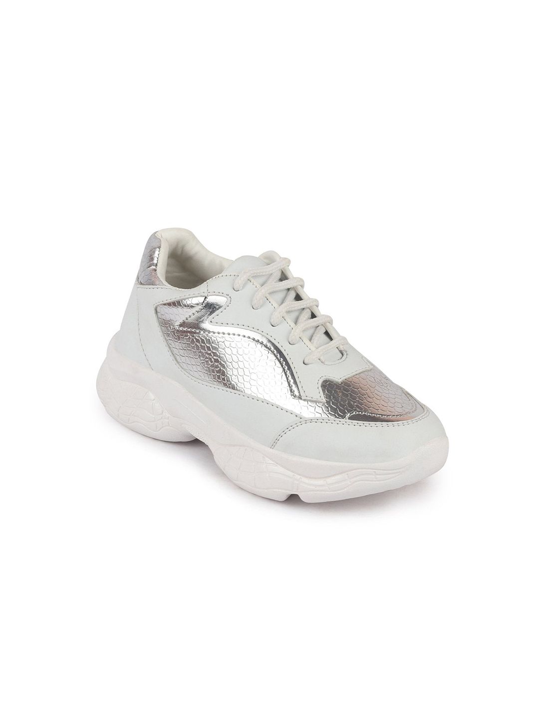 FAUSTO Women White Running Non-Marking Shoes Price in India