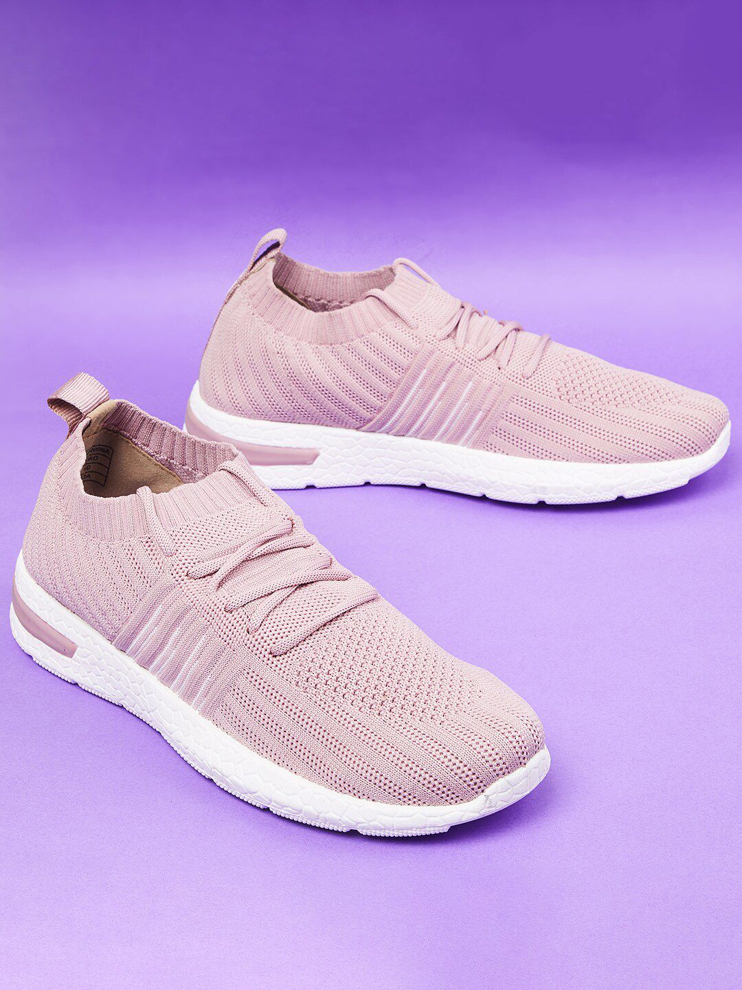 max Women Pink Running Non-Marking Shoes Price in India