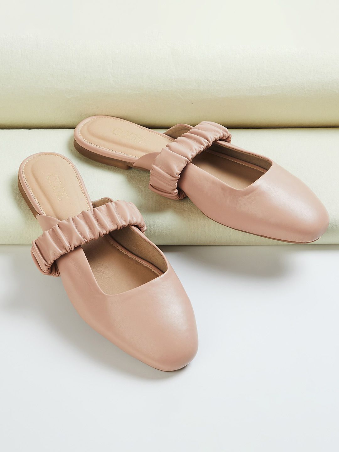 CODE by Lifestyle Women Pink Mules with Buckles Flats Price in India
