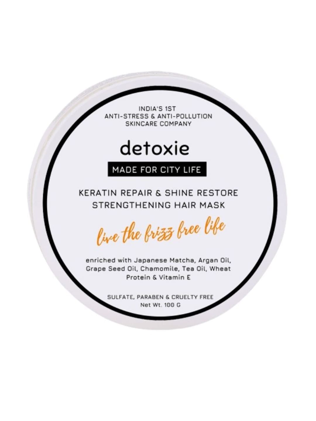 Detoxie Keratin Repair & Shine Restore Strengthening Hair Mask - 100 g Price in India