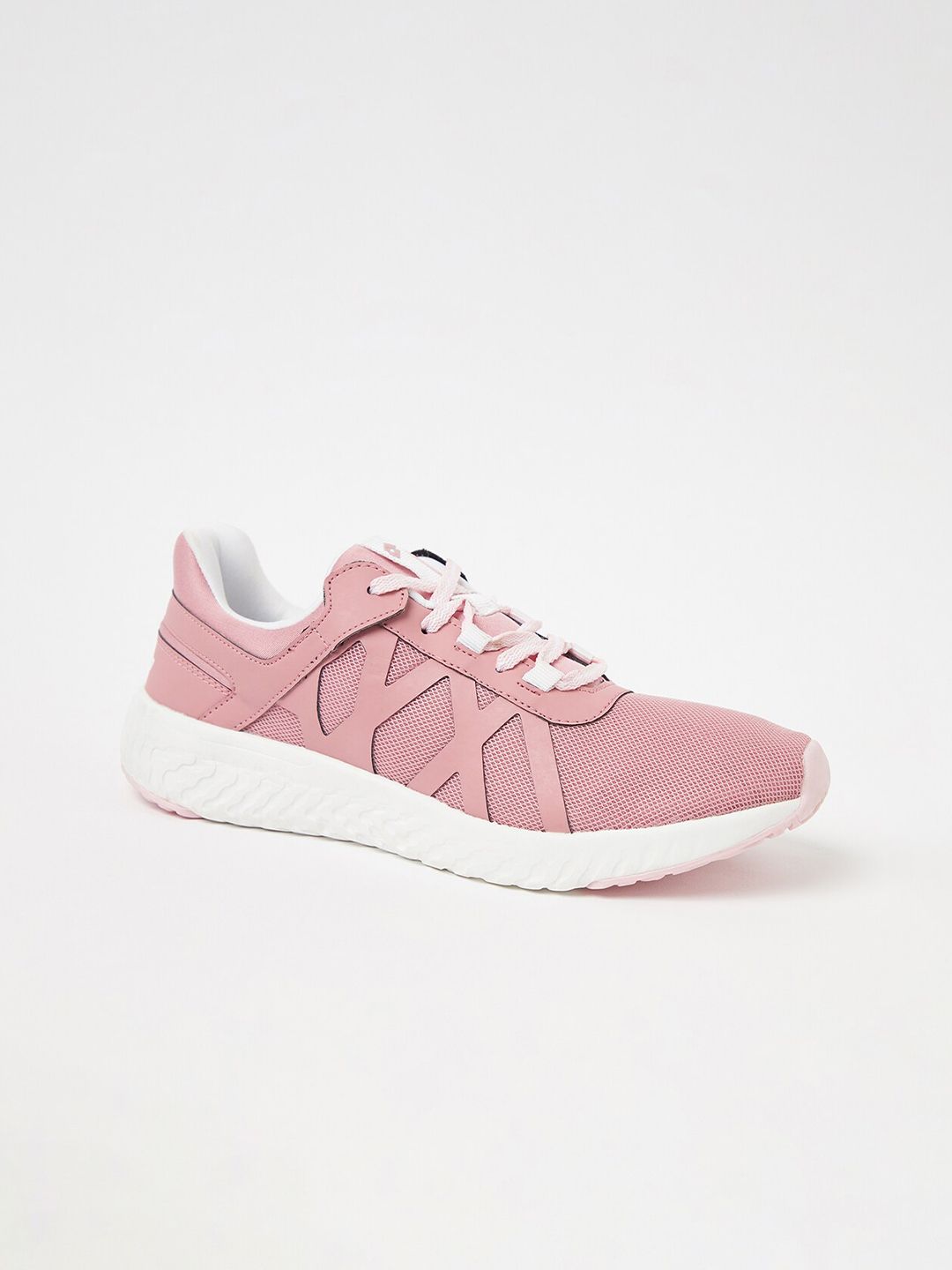 Lotto Women Pink Mesh Running Non-Marking Shoes Price in India