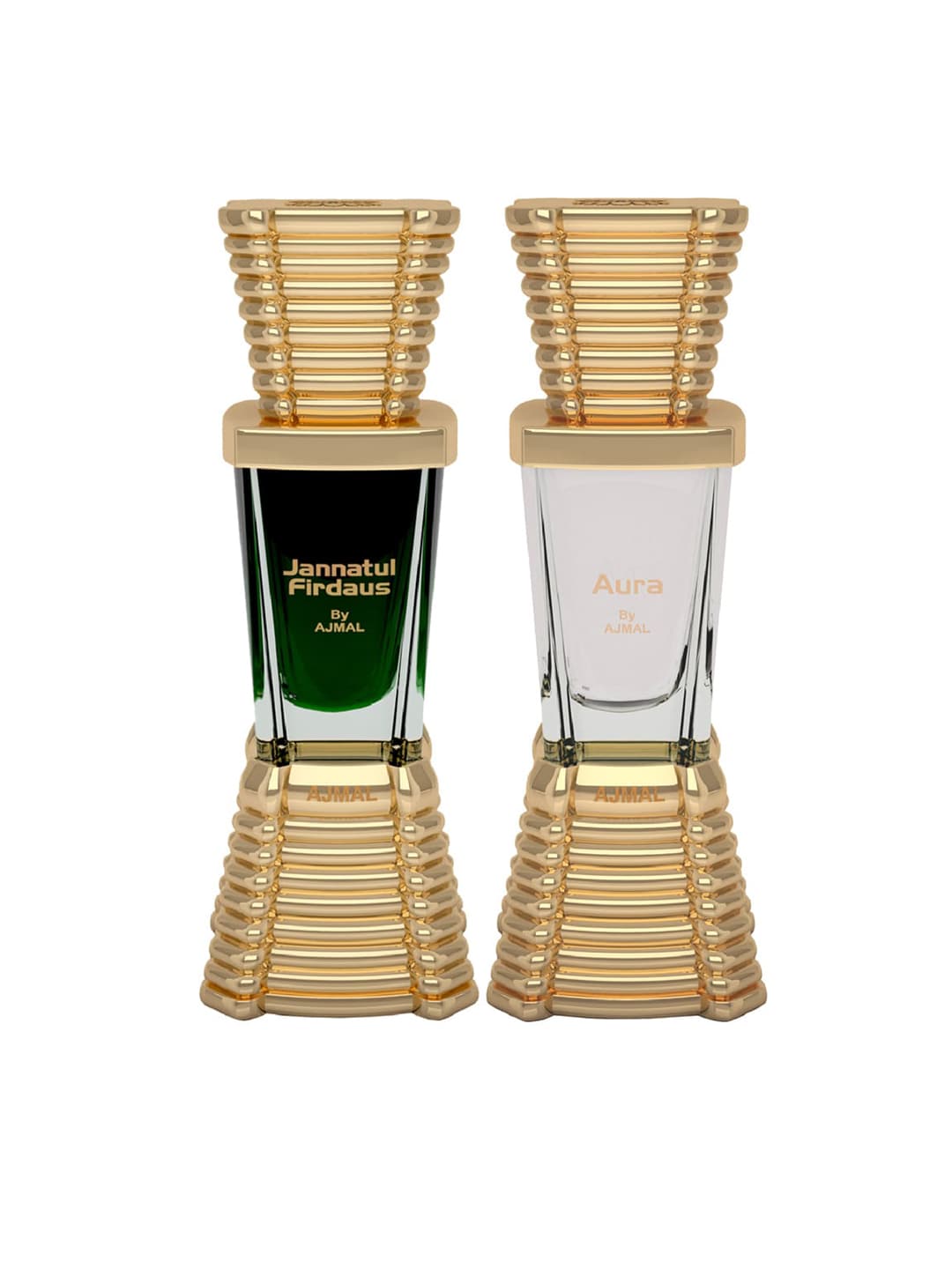 Ajmal Set of 2 Concentrated Perfumes - Jannatul Firdaus & Aura - 10ml each Price in India