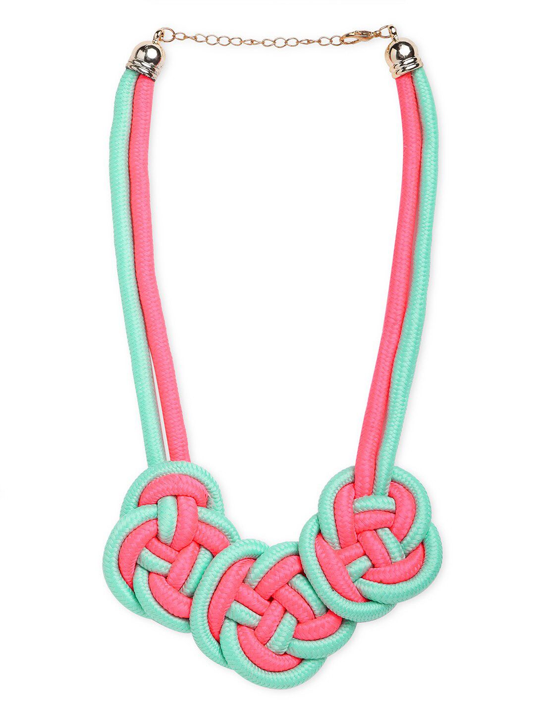Blisscovered Green & Pink Necklace Price in India