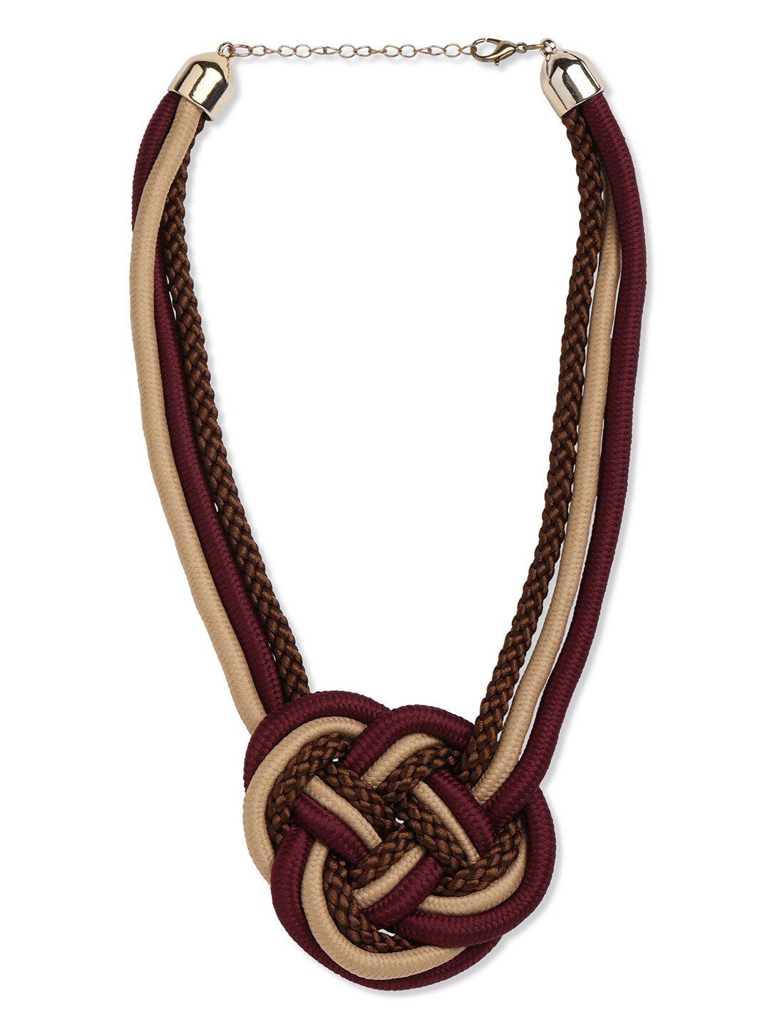 Blisscovered Beige & Brown Necklace Price in India
