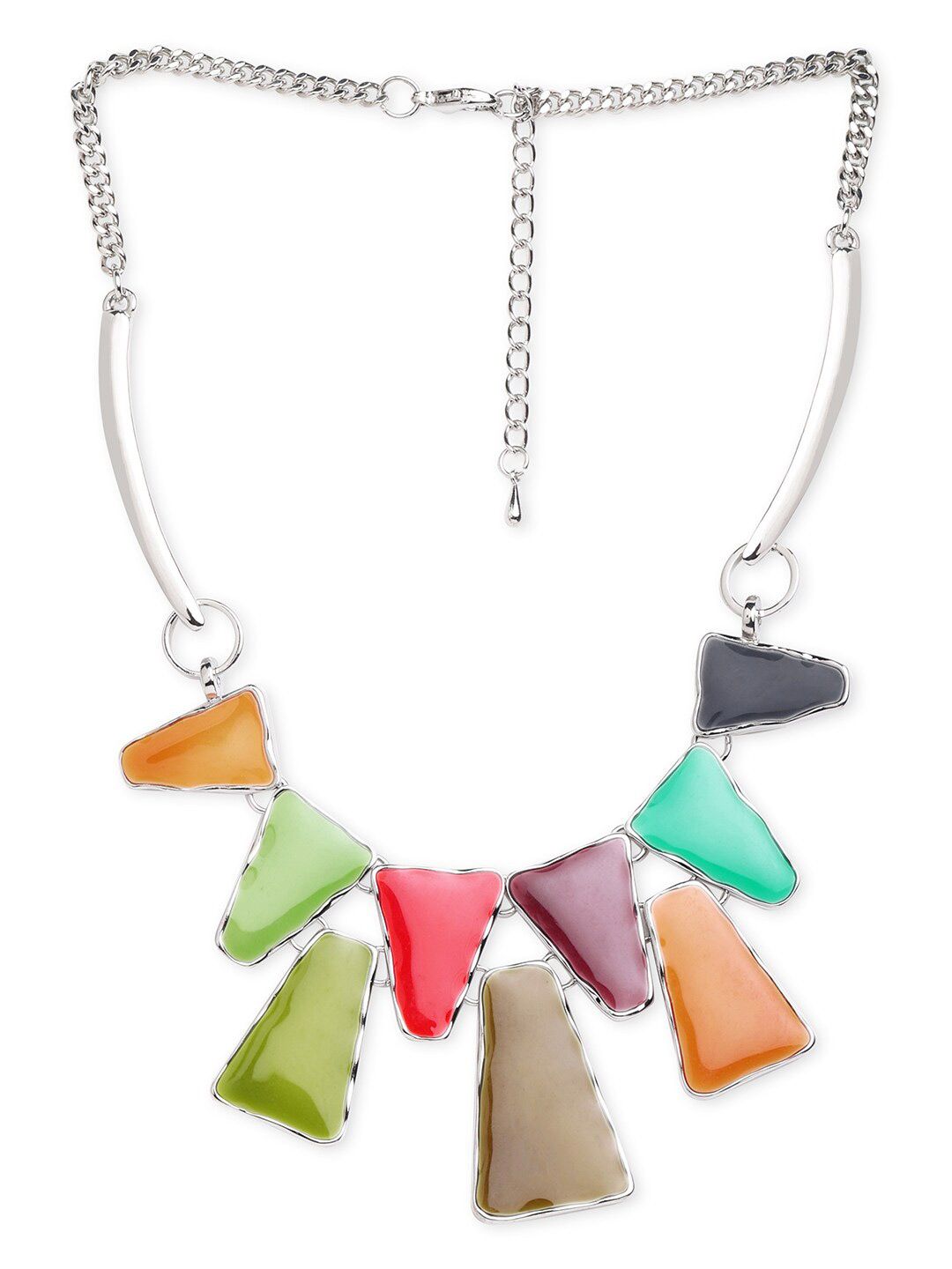 Blisscovered Pink & Green Necklace Price in India