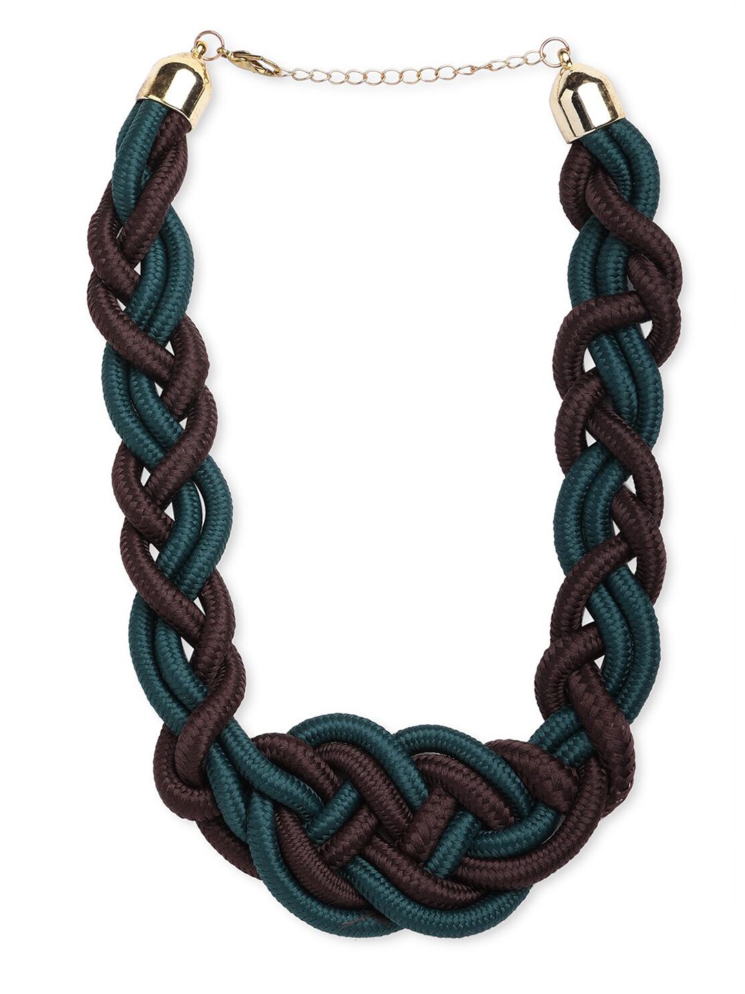 Blisscovered Green & Brown Necklace Price in India