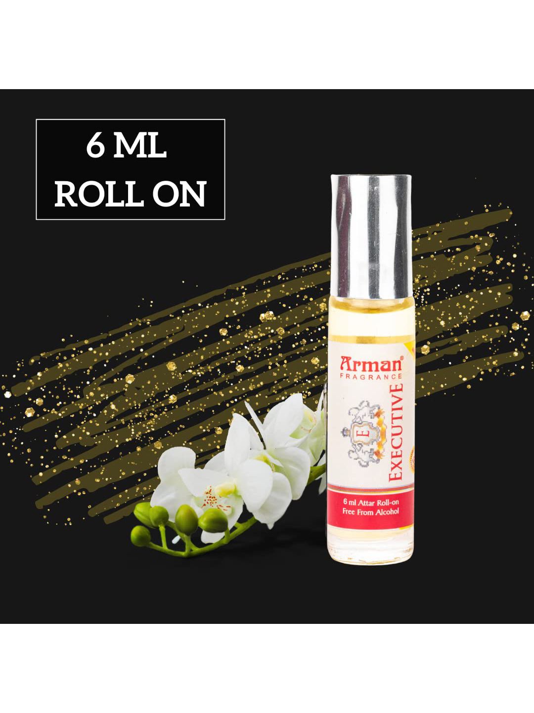 Arman Long Lasting Executive Alcohol Free Attar Roll On - 6 ml Price in India