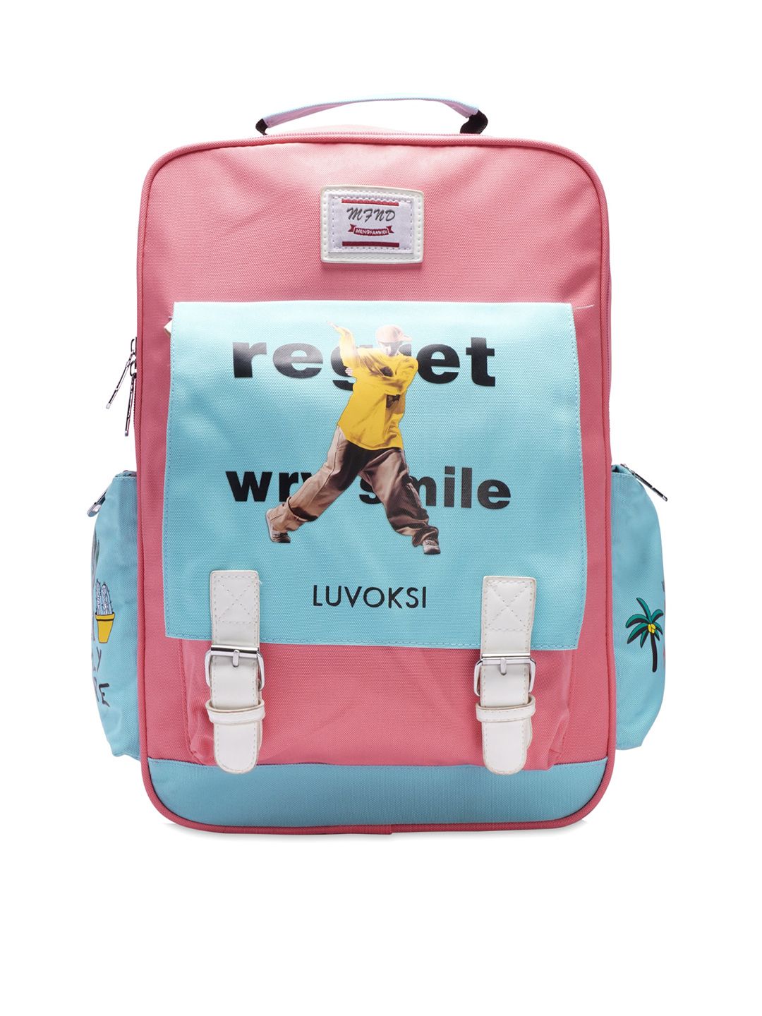 Luvoksi Women Pink Backpacks Price in India