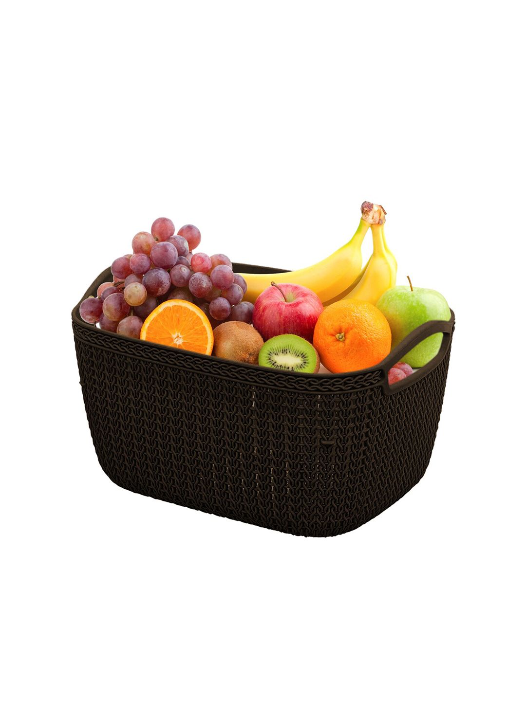 Kuber Industries Set Of 2 Unbreakable Plastic Storage Basket Price in India