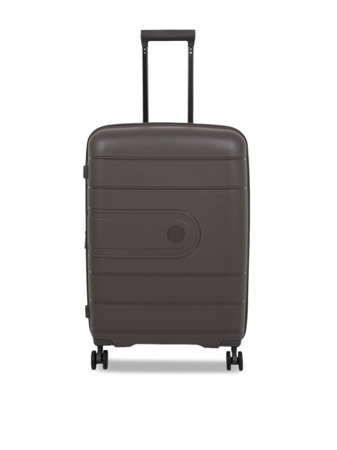 IT luggage  Grey Solid Trolley Bag Price in India