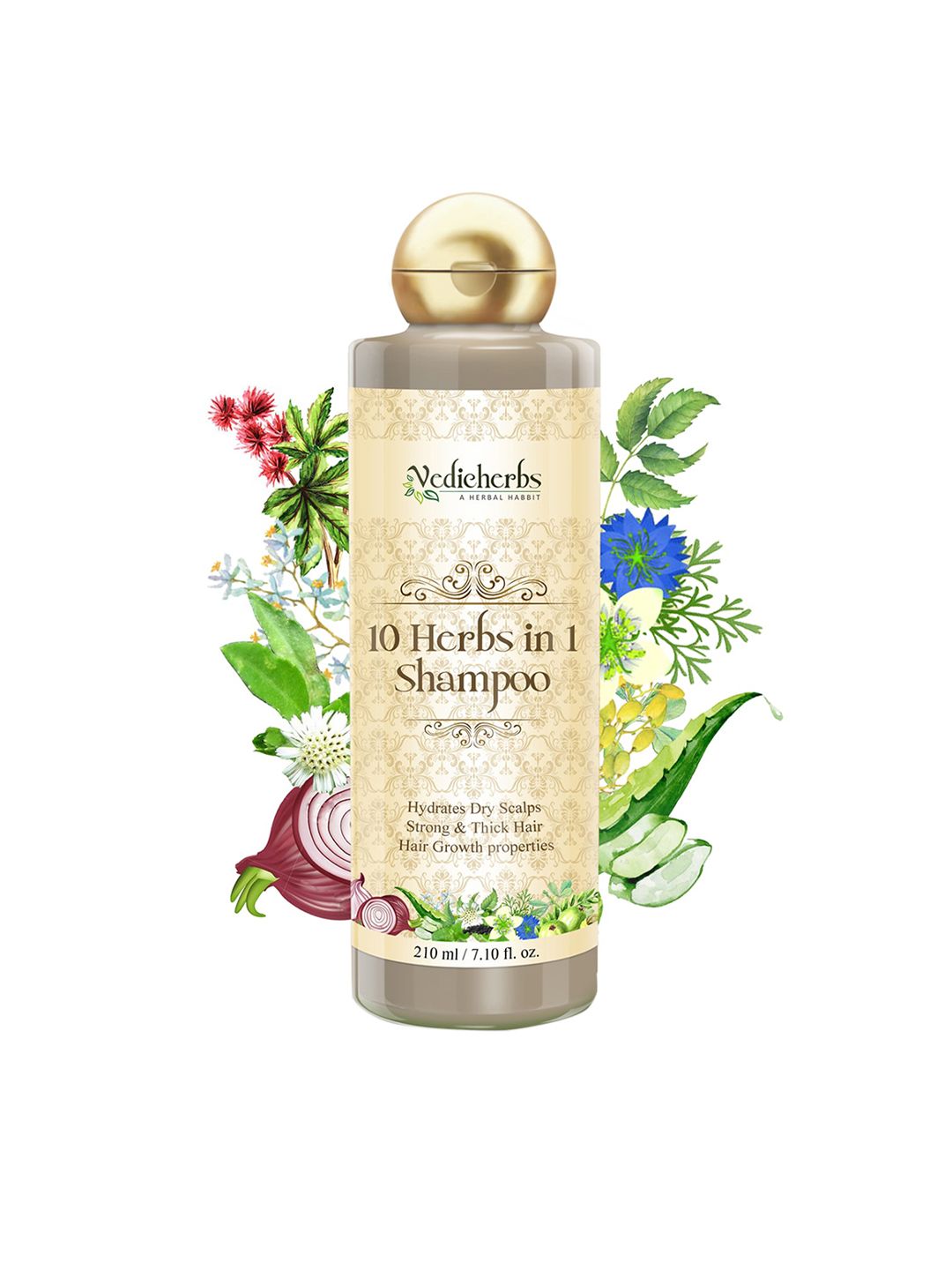 Vedicherbs 10 Herbs in 1 Shampoo 210ml Price in India