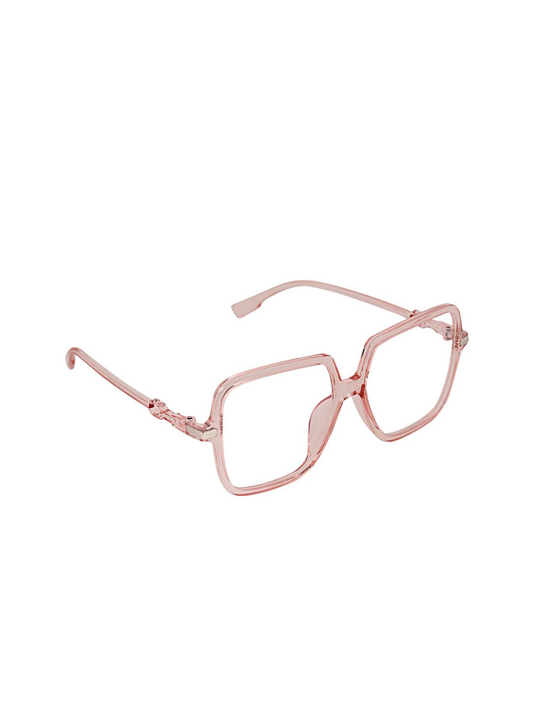 Peter Jones Eyewear Unisex Pink Full Rim Square Frames Price in India