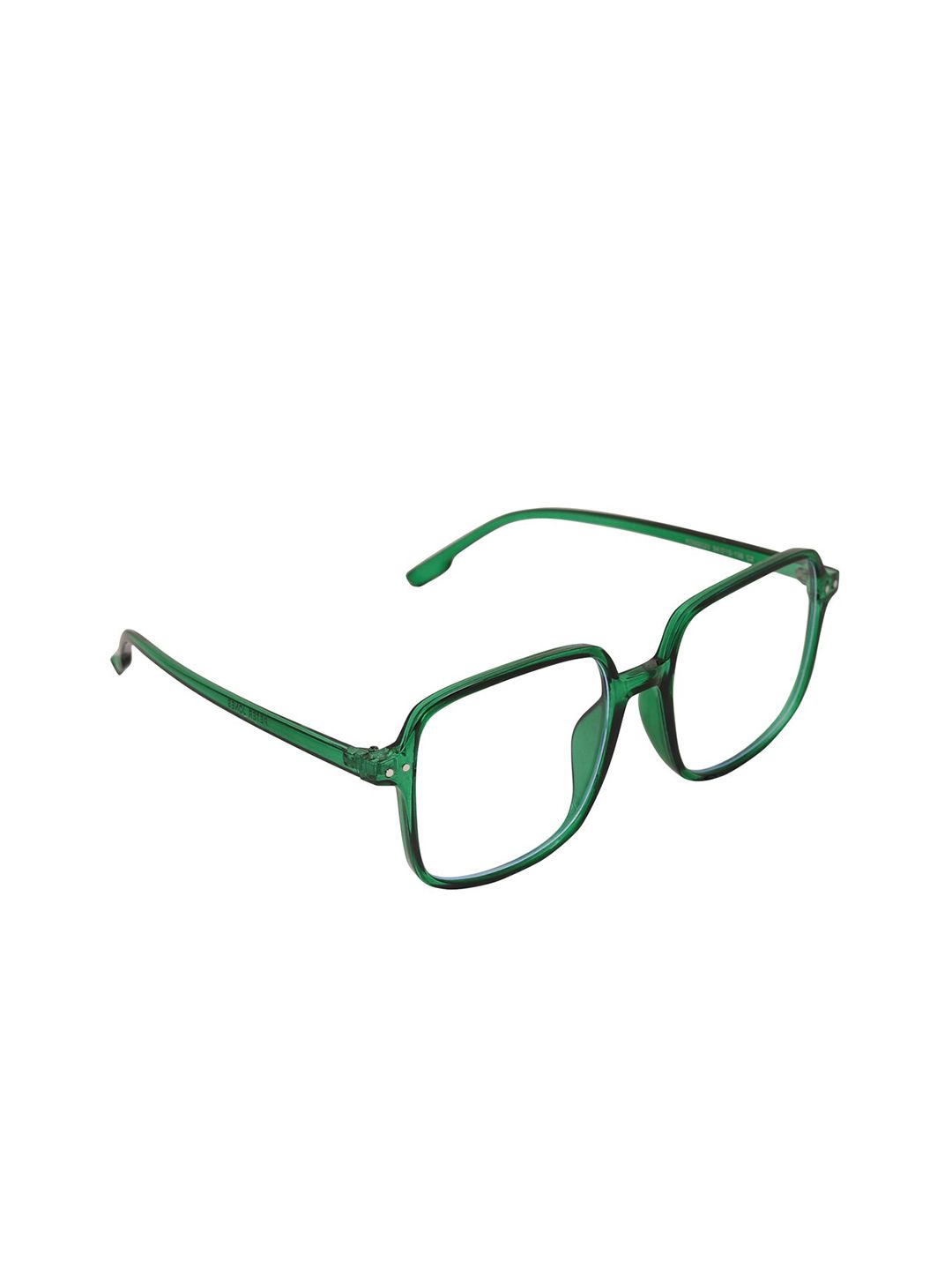 Peter Jones Eyewear Unisex Green Full Rim Square Frames Price in India