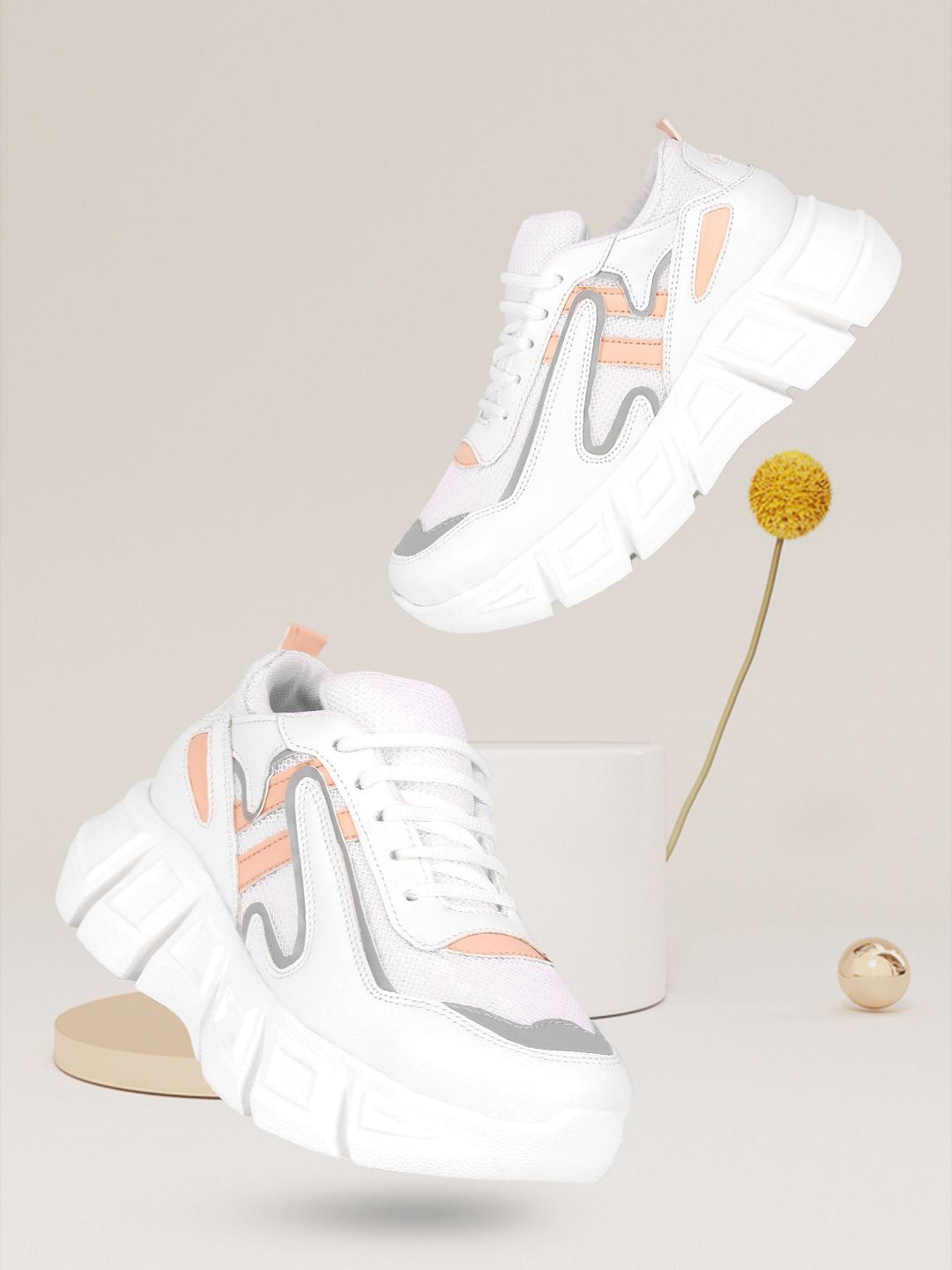 Alishtezia Women White Sneakers Price in India