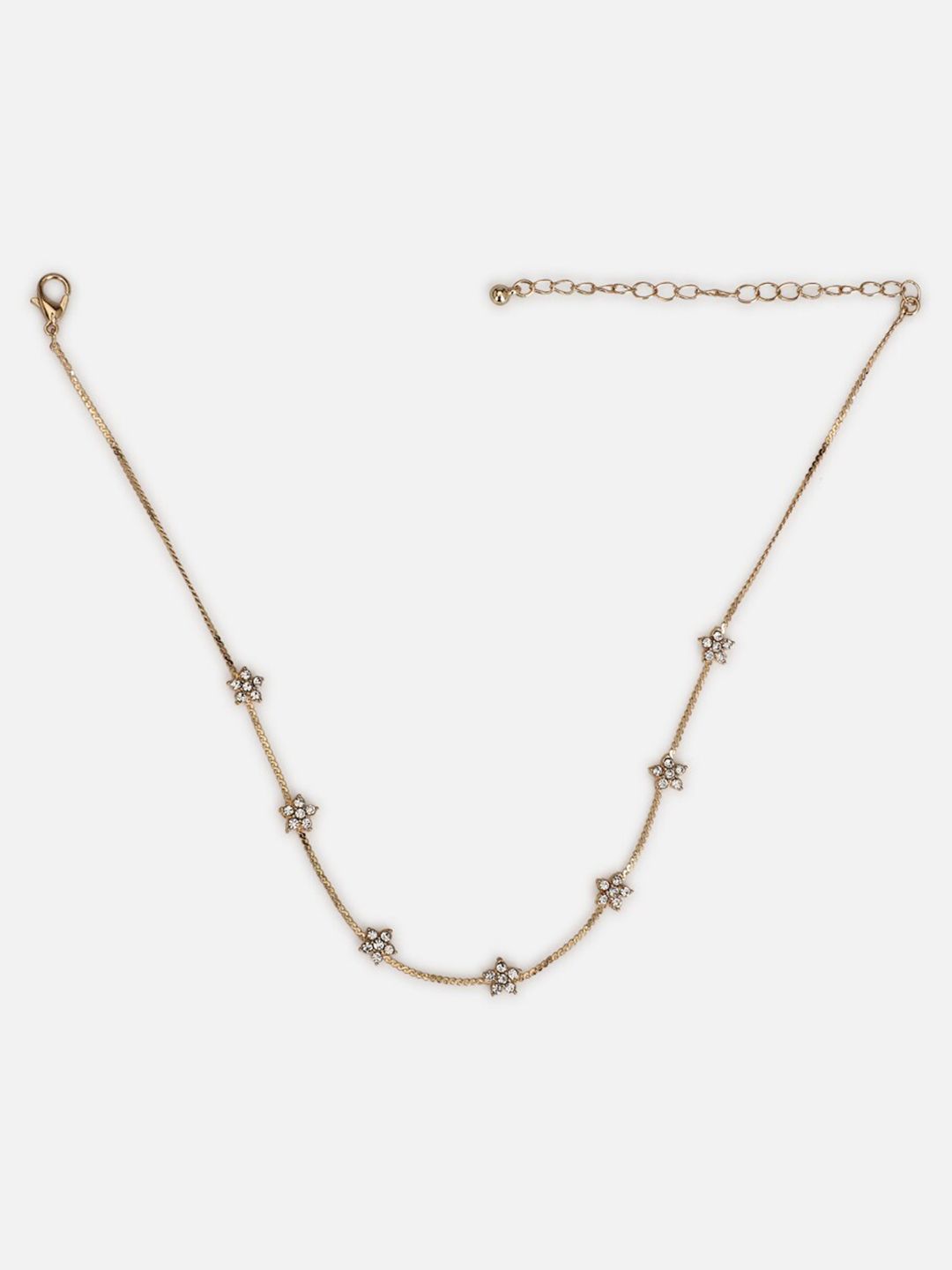 FOREVER 21 Gold-Toned & White Brass Chain Price in India