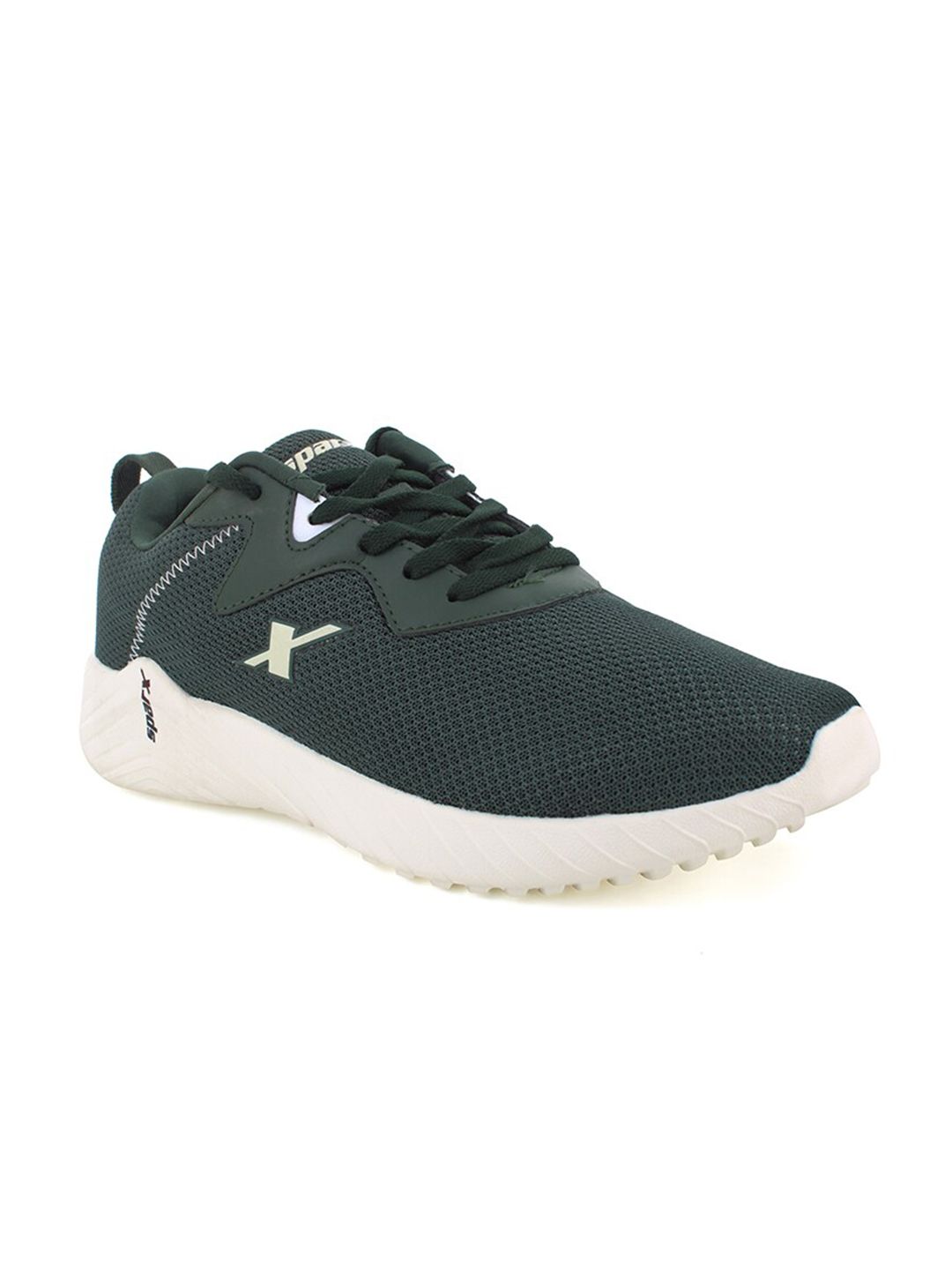 Sparx Men Green Textile Running Non-Marking Shoes