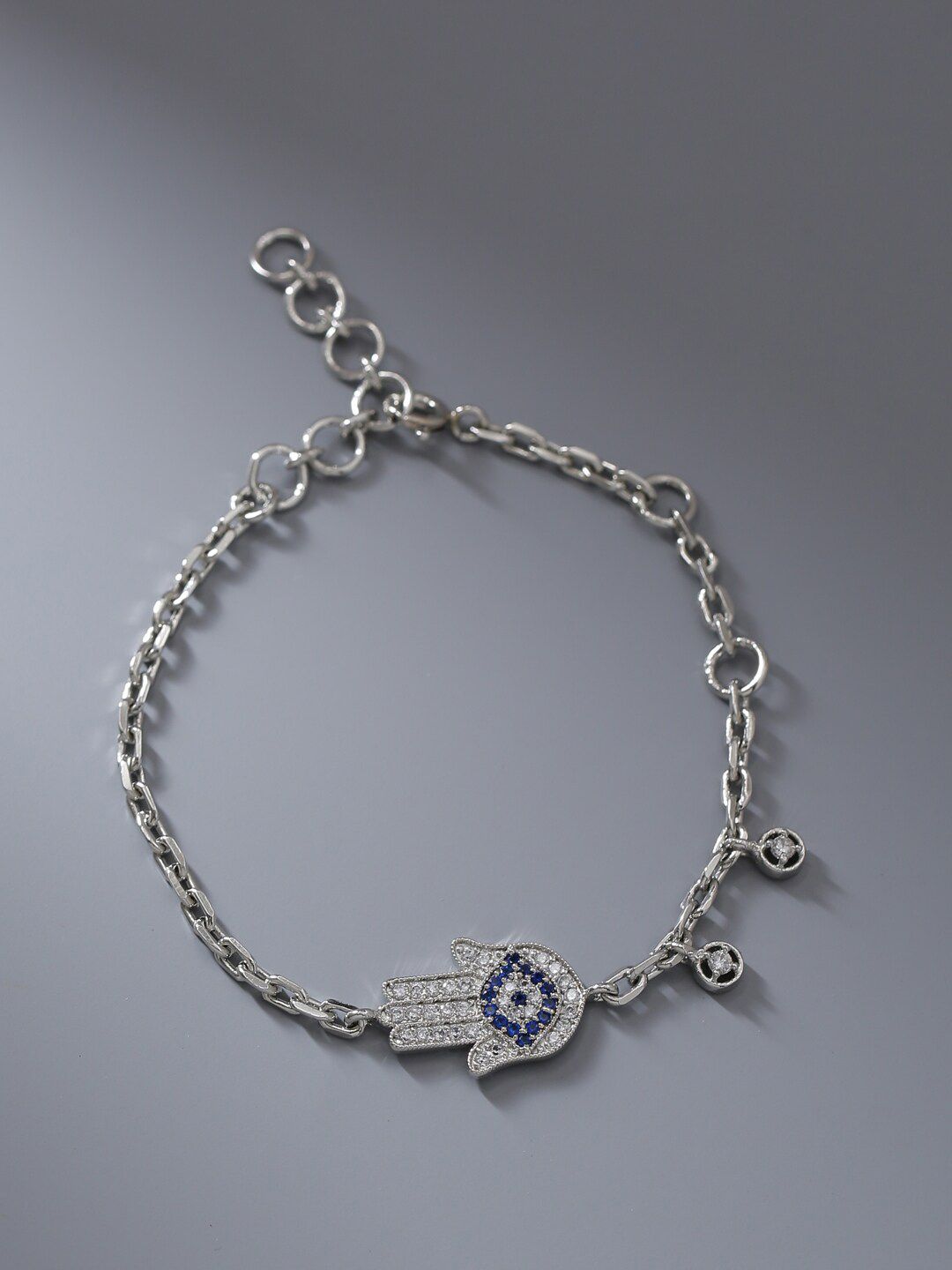 ADORN by Nikita Ladiwala Women Silver Bracelet Price in India