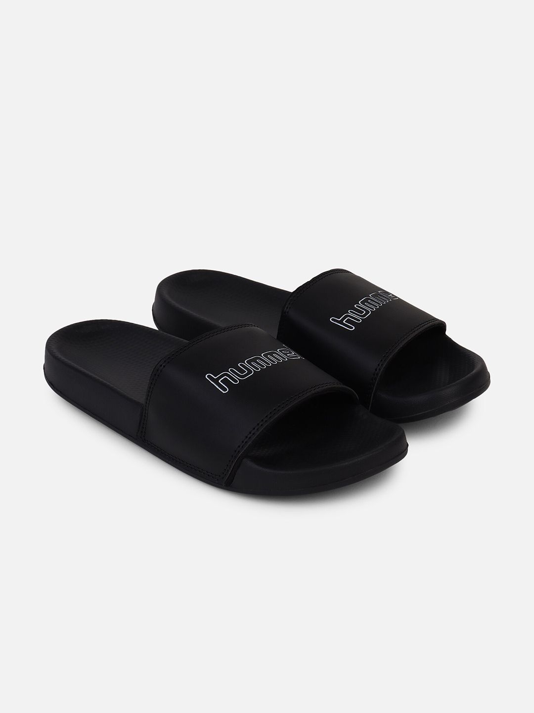 hummel Women Black Sliders Price in India