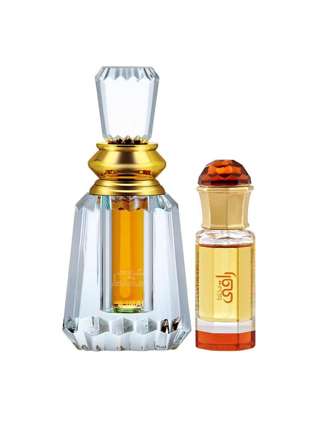 Ajmal Set of 2 Concentrated Perfumes - Mukhallat Raaqi 10ml & Oudh Mukhallat 6ml Price in India