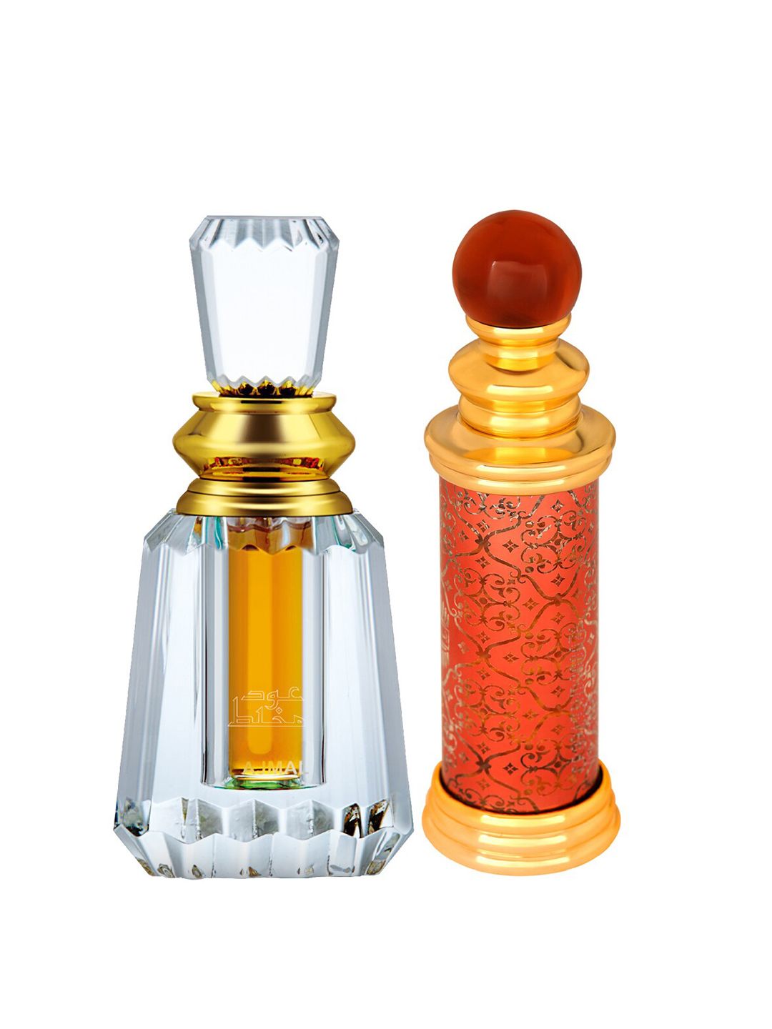 Ajmal Set of 2 Concentrated Perfumes - Oudh Mukhallat 6 ml & Classic Oud 10 ml Price in India