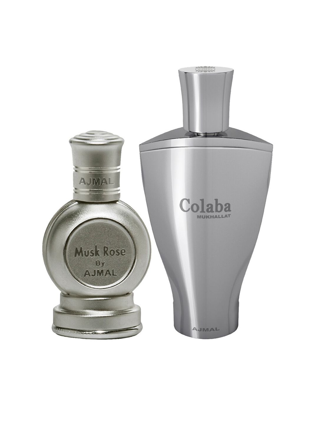 Ajmal Musk Rose Concentrated Perfume 12 ml & Colaba Mukhallat Concentrated Perfume 14 ml Price in India