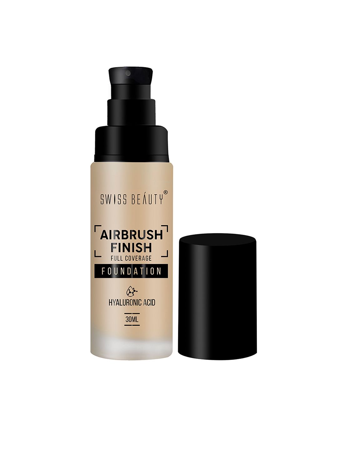 SWISS BEAUTY Airbrush Finish Foundation with Hyaluronic Acid 30ml - Golden Beige