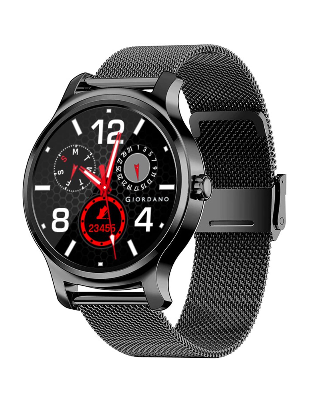 GIORDANO Unisex Black Dial Smartwatch Price in India