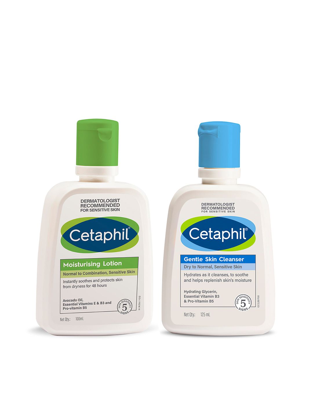 Cetaphil Cetaphil Set of Moisturising Lotion - 100 ml & Gentle Skin Cleanser - 125 ml