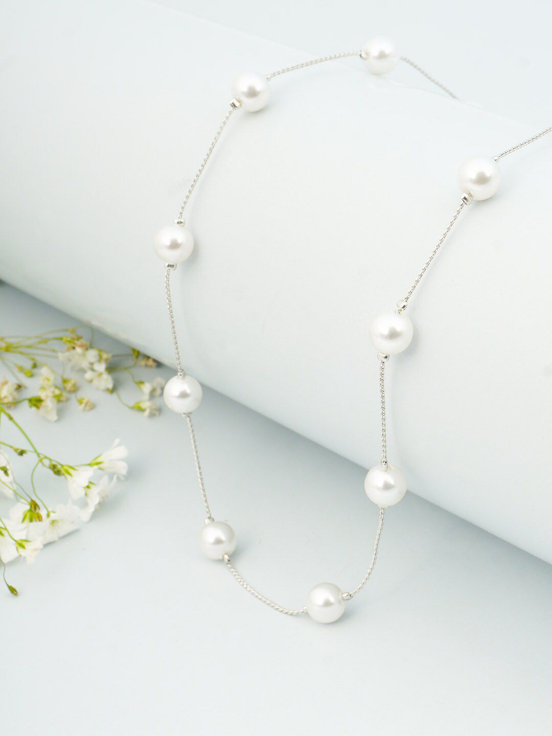 Ferosh White Necklace Price in India