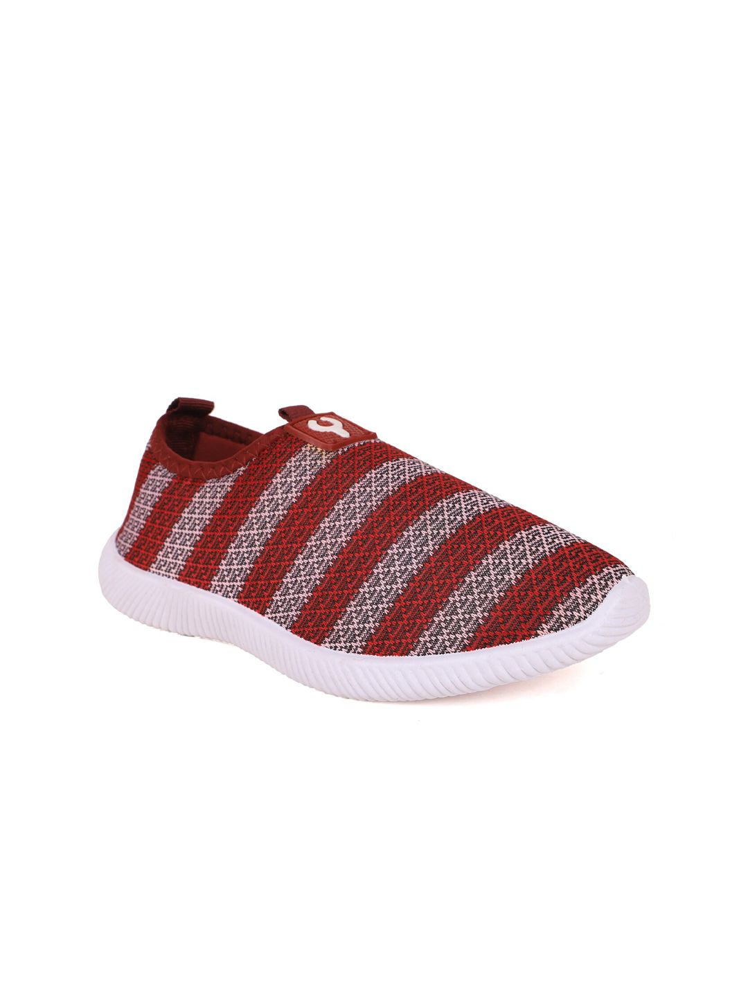 FABBMATE Women Red Walking Non-Marking Shoes Price in India