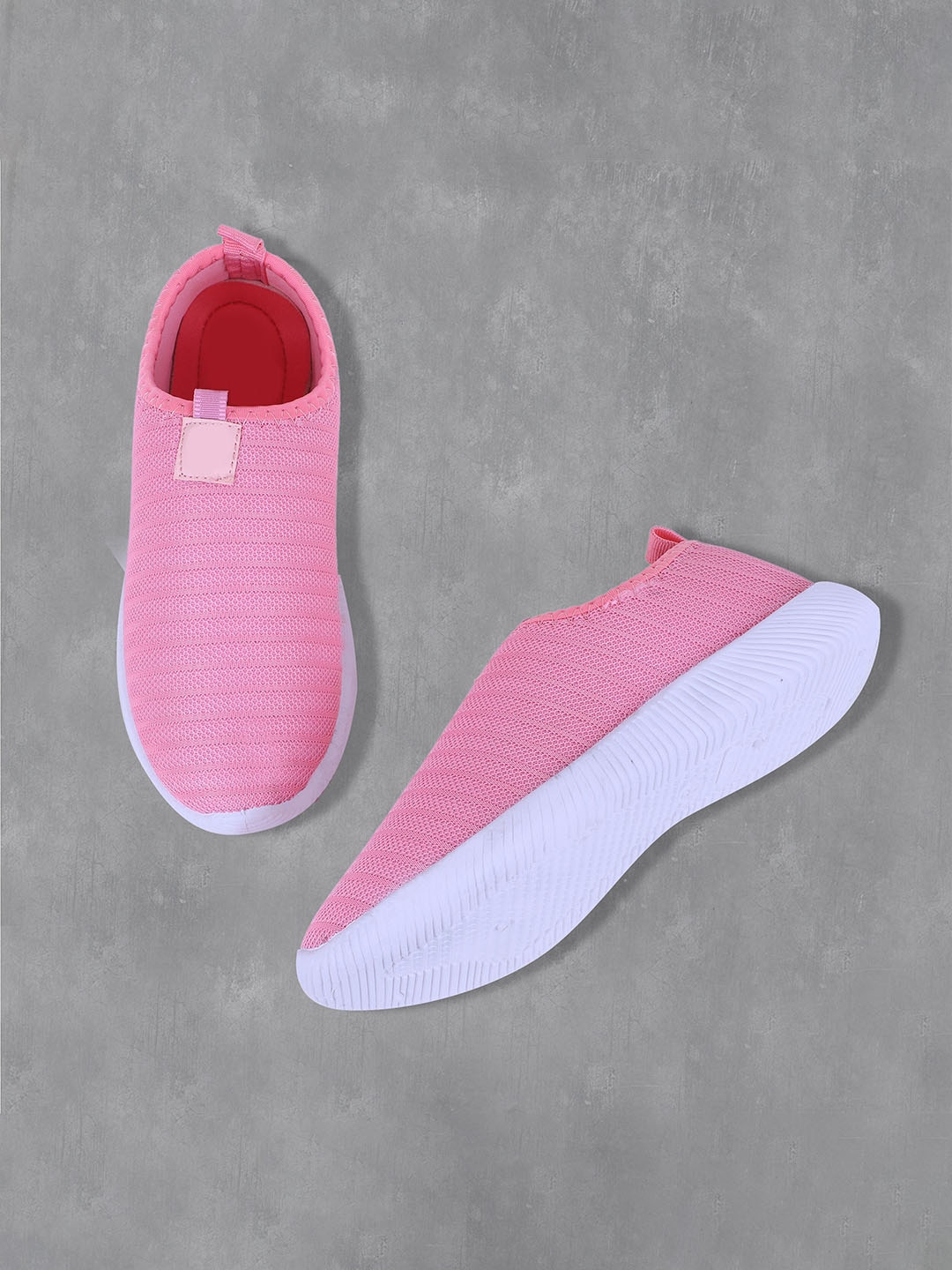 FABBMATE Women Pink Walking Non-Marking Shoes Price in India