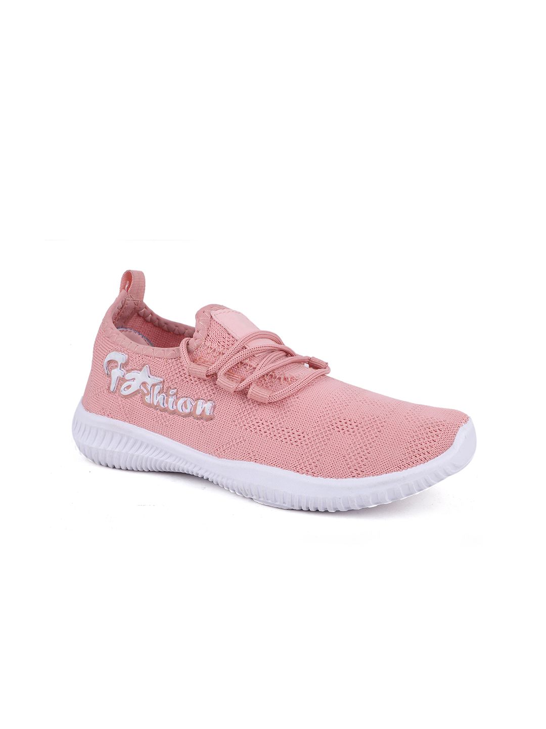 FABBMATE Women Peach-Coloured Walking Non-Marking Shoes Price in India