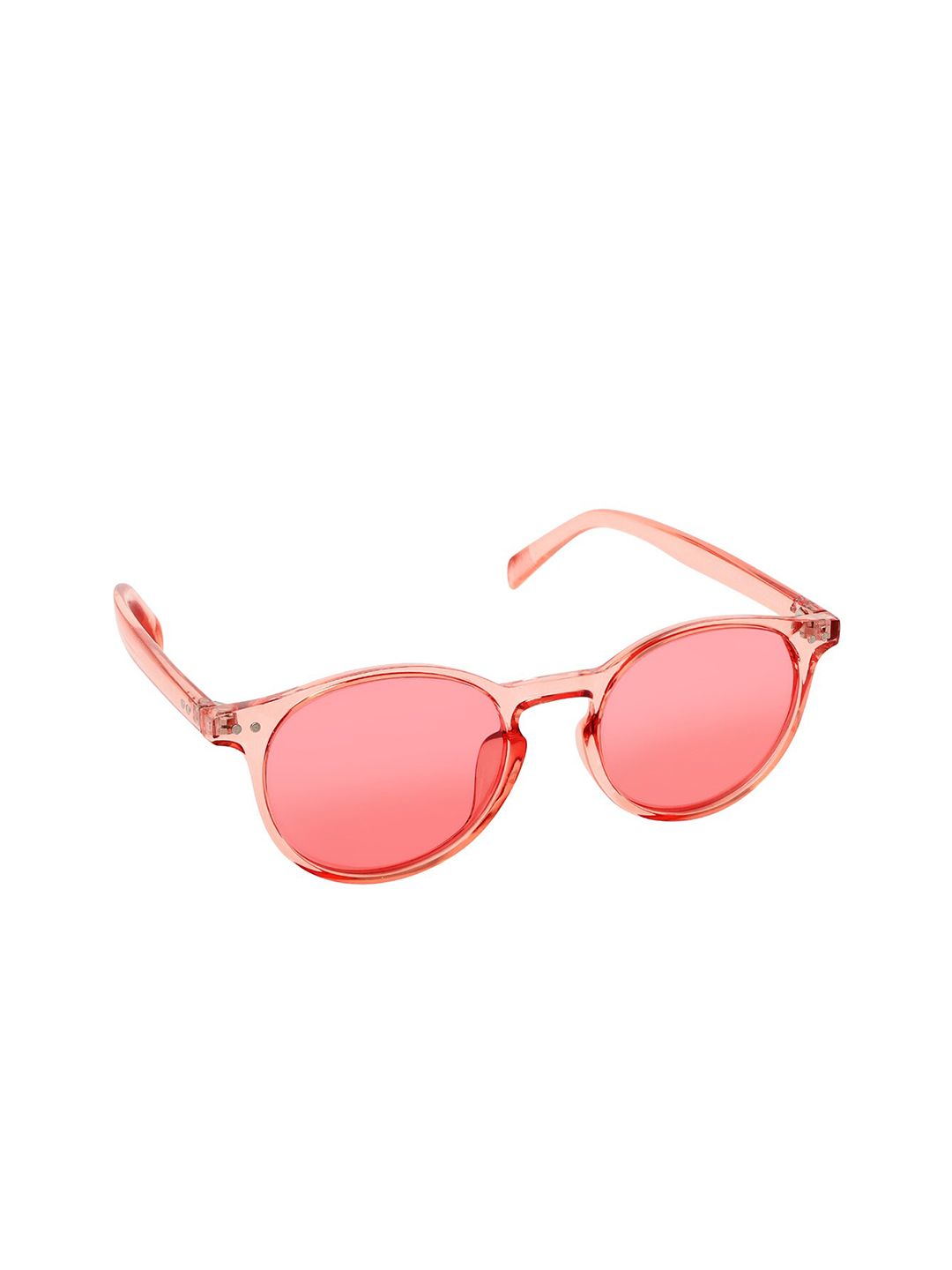 Aeropostale Women Pink Lens & Pink Oval Sunglasses with Polarised and UV Protected Lens Price in India