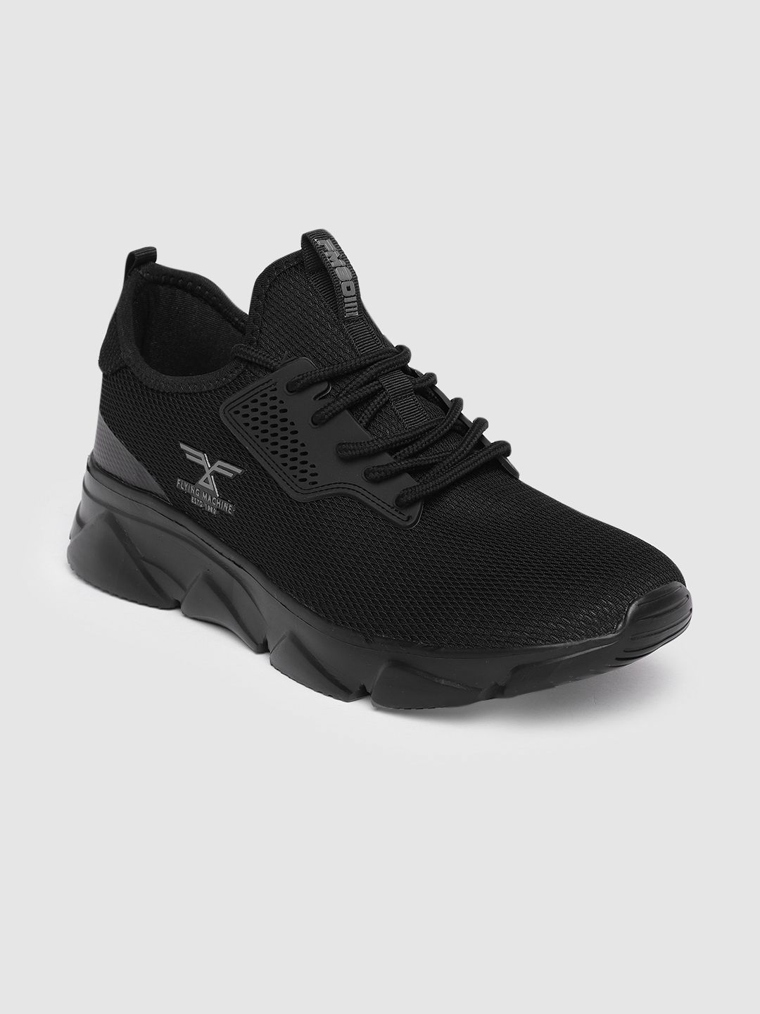 Flying Machine Men Black Goudin 2.0 Sneakers