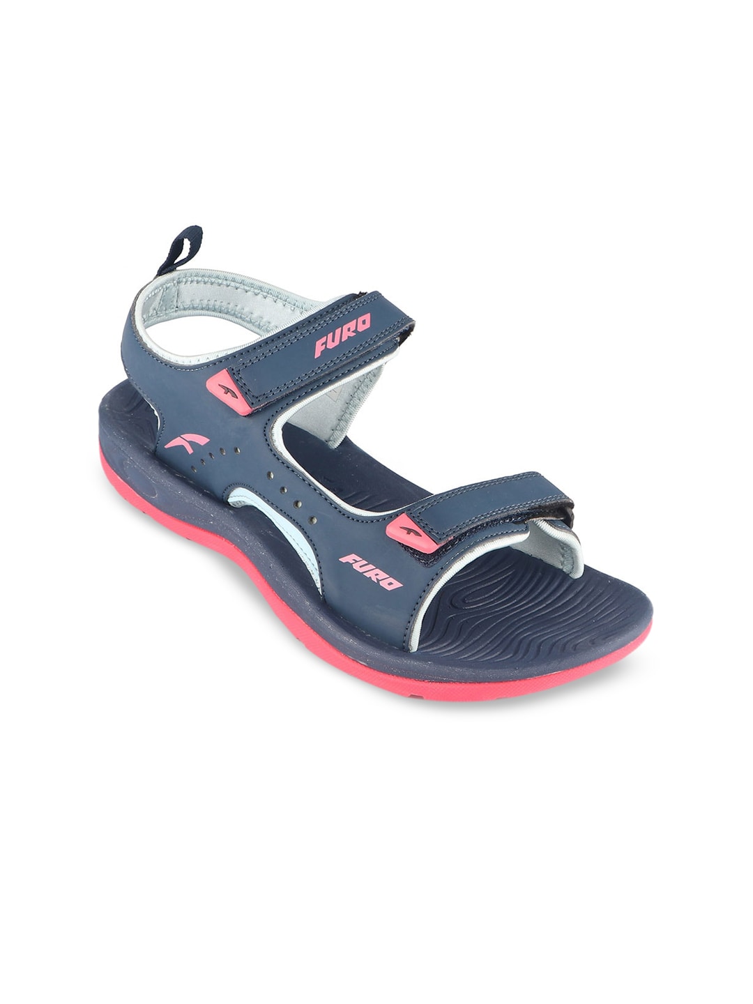 FURO by Red Chief Women Blue Solid Sports Sandals Price in India