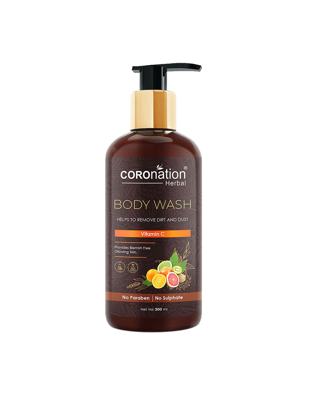 COROnation Herbal Vitamin C Body Wash for Blemish Free Skin - 300ml