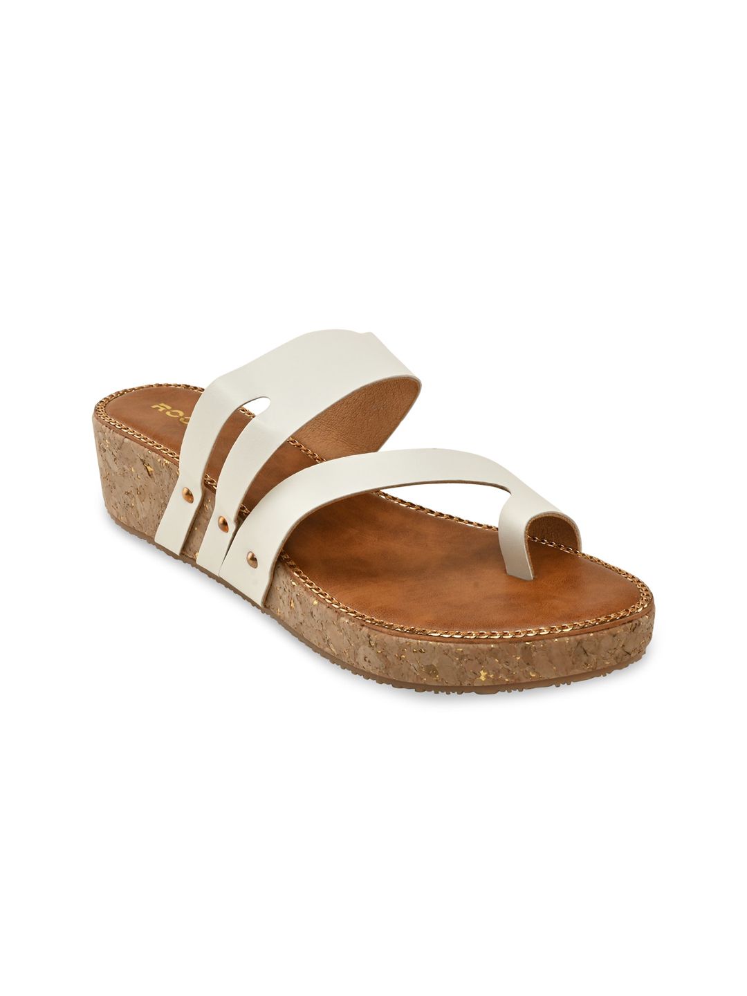 Rocia White Comfort Sandals Price in India