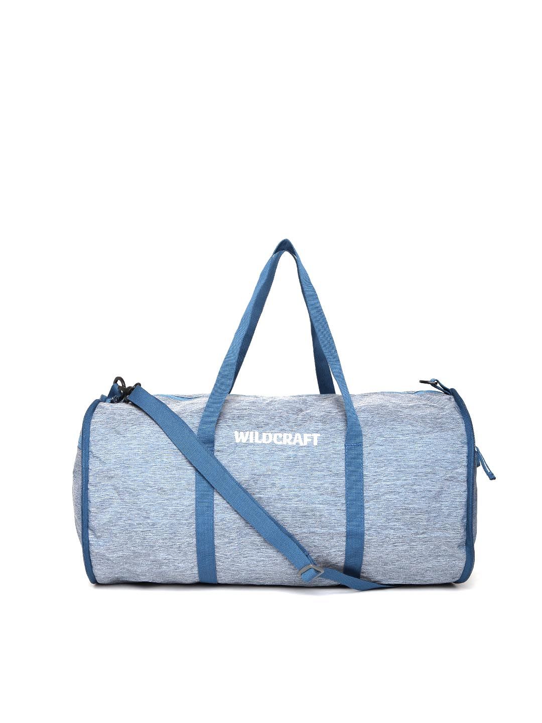 Wildcraft Unisex Blue Frisbee New Foldable Duffel Bag with Shoulder Strap Price in India