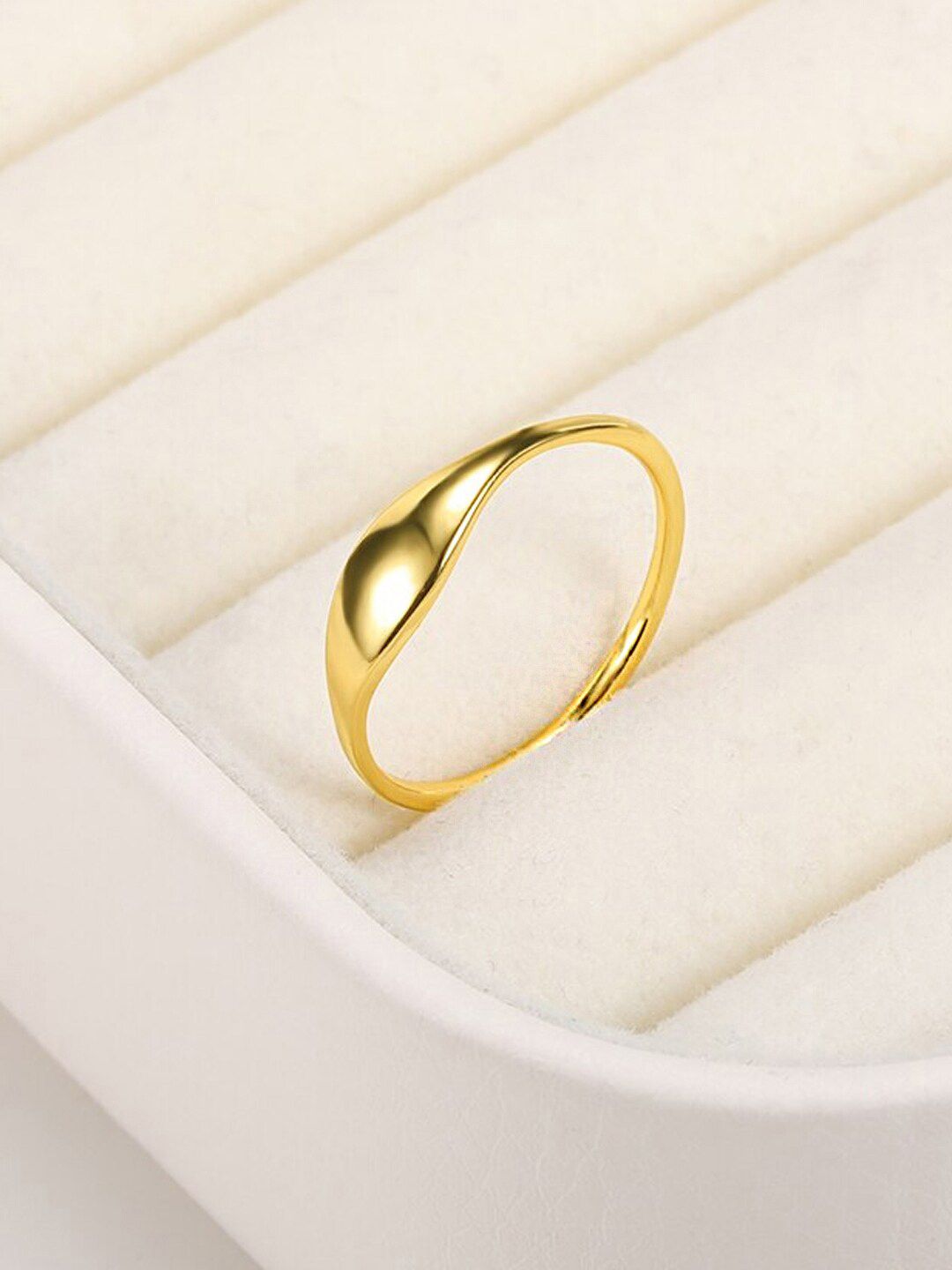 Yellow Chimes Gold-Plated Finger Ring Price in India