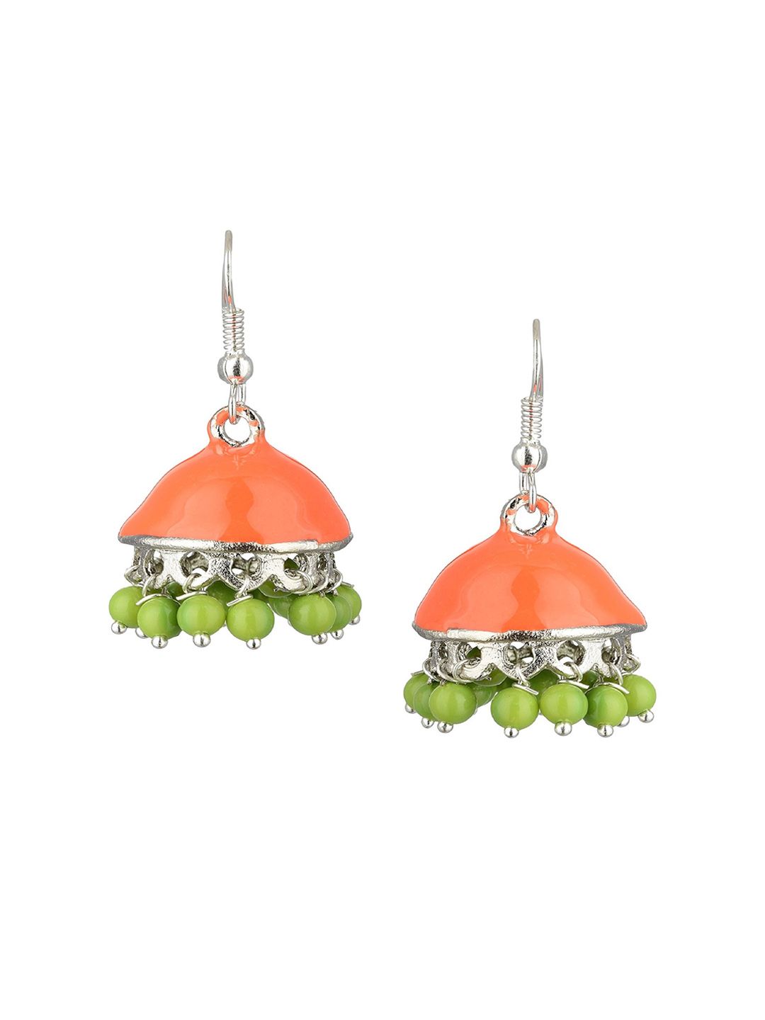 Kshitij Jewels Multicoloured Contemporary Drop Earrings Price in India