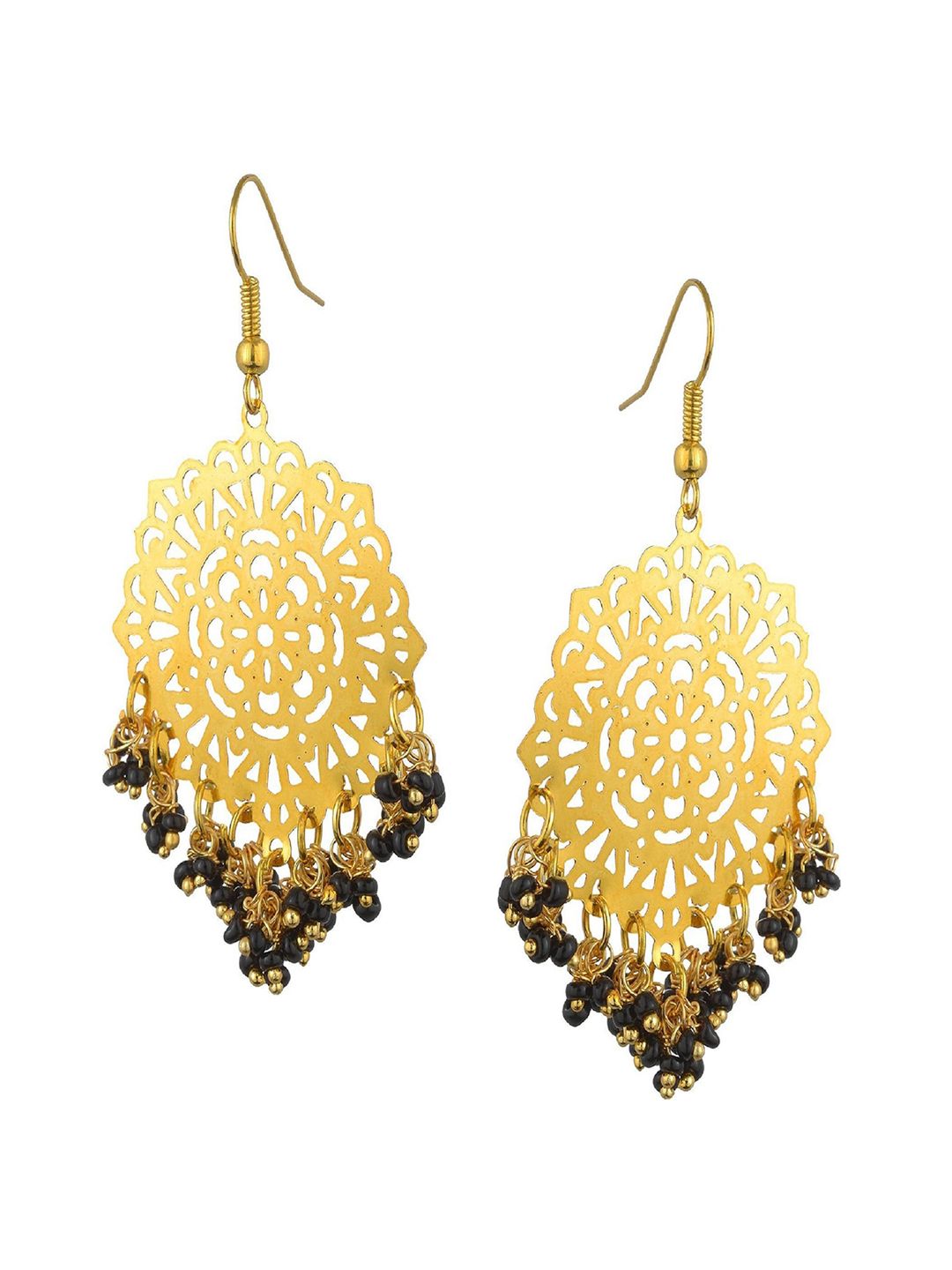 Kshitij Jewels Blue Contemporary Drop Earrings Price in India