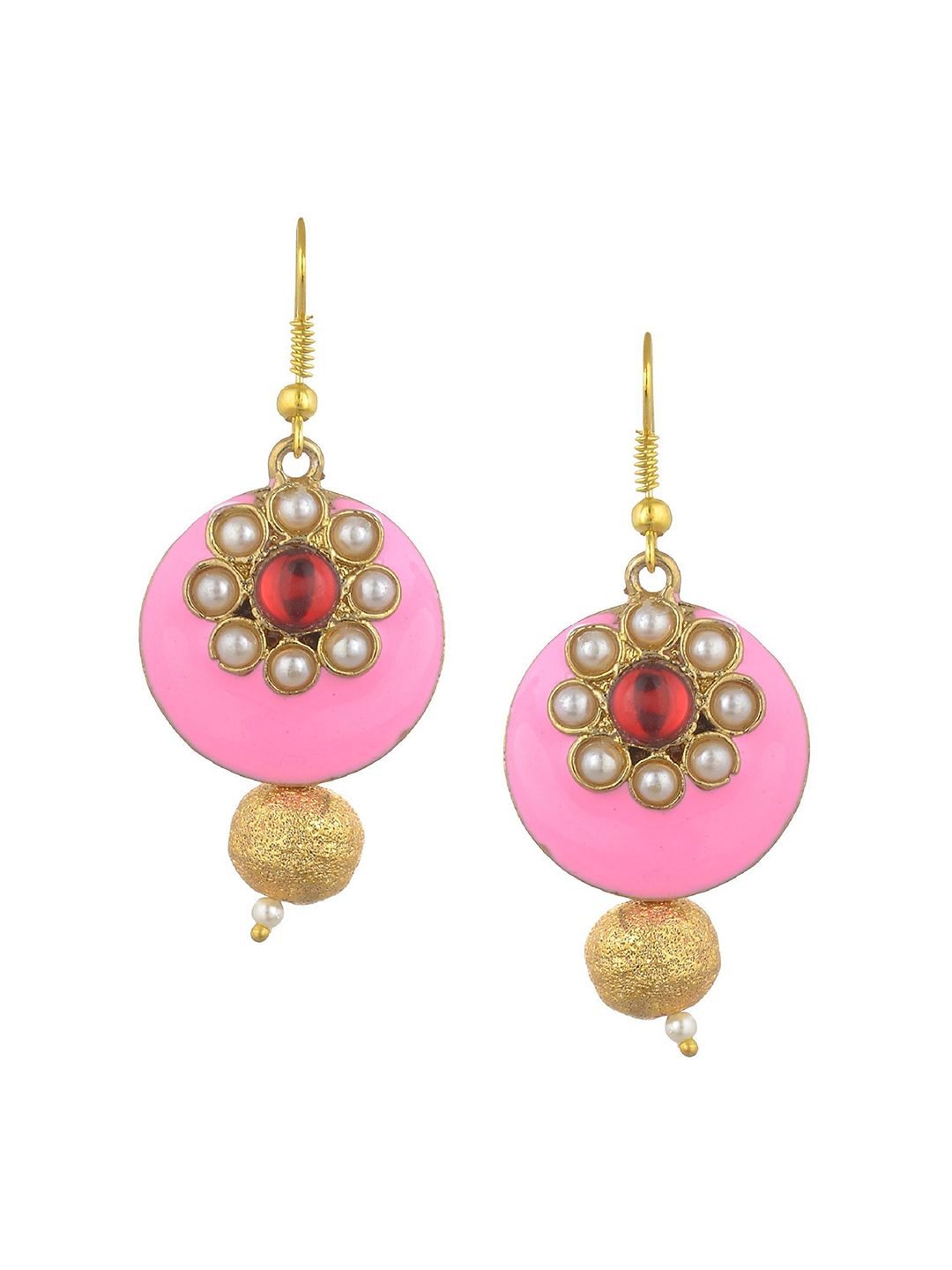 Kshitij Jewels Multicoloured Contemporary Drop Earrings Price in India