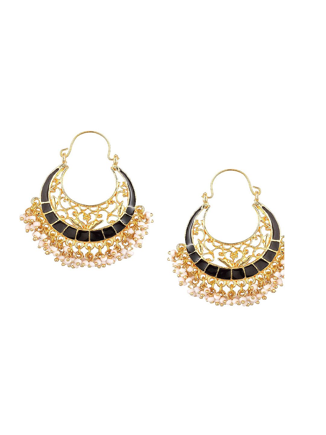 Kshitij Jewels Multicoloured Contemporary Drop Earrings Price in India