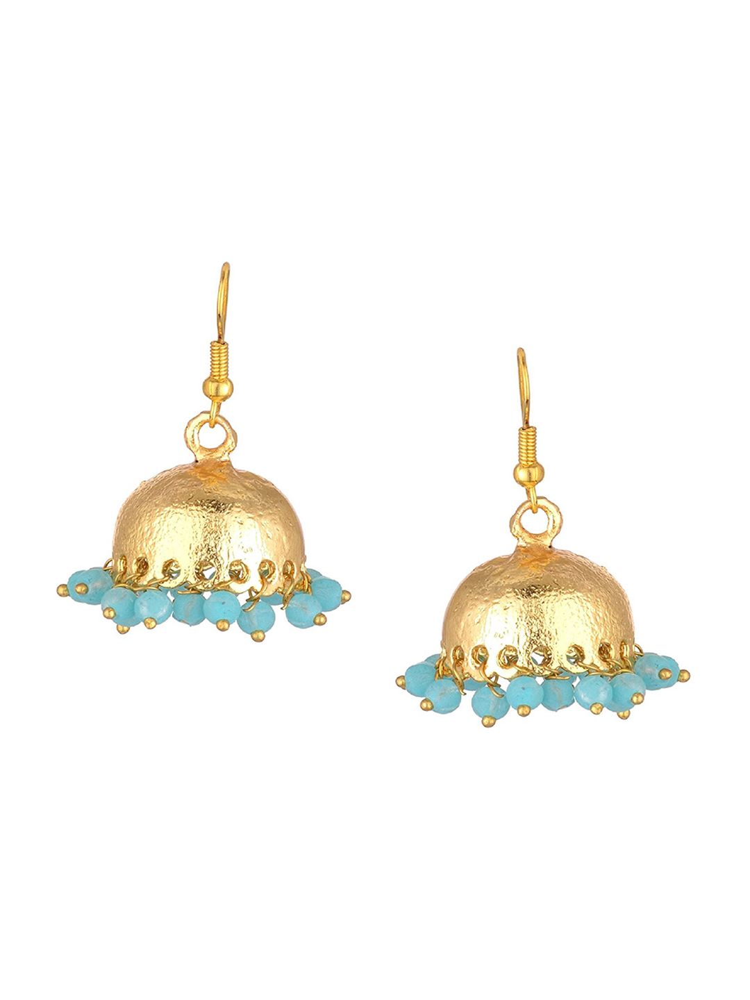 Kshitij Jewels Blue Contemporary Drop Earrings Price in India